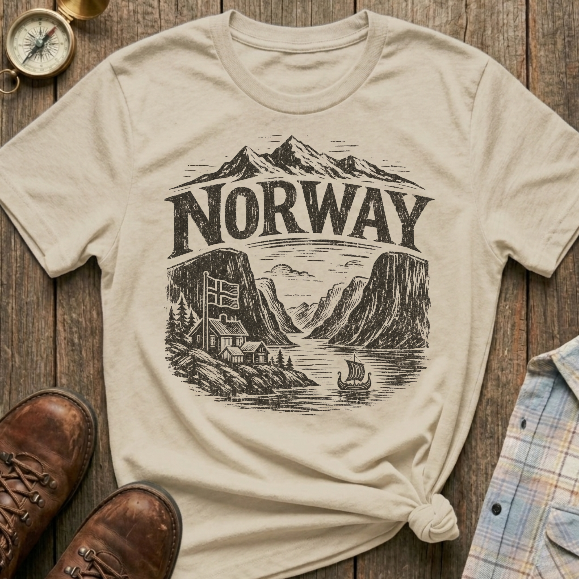 Norway Sketch T-Shirt
