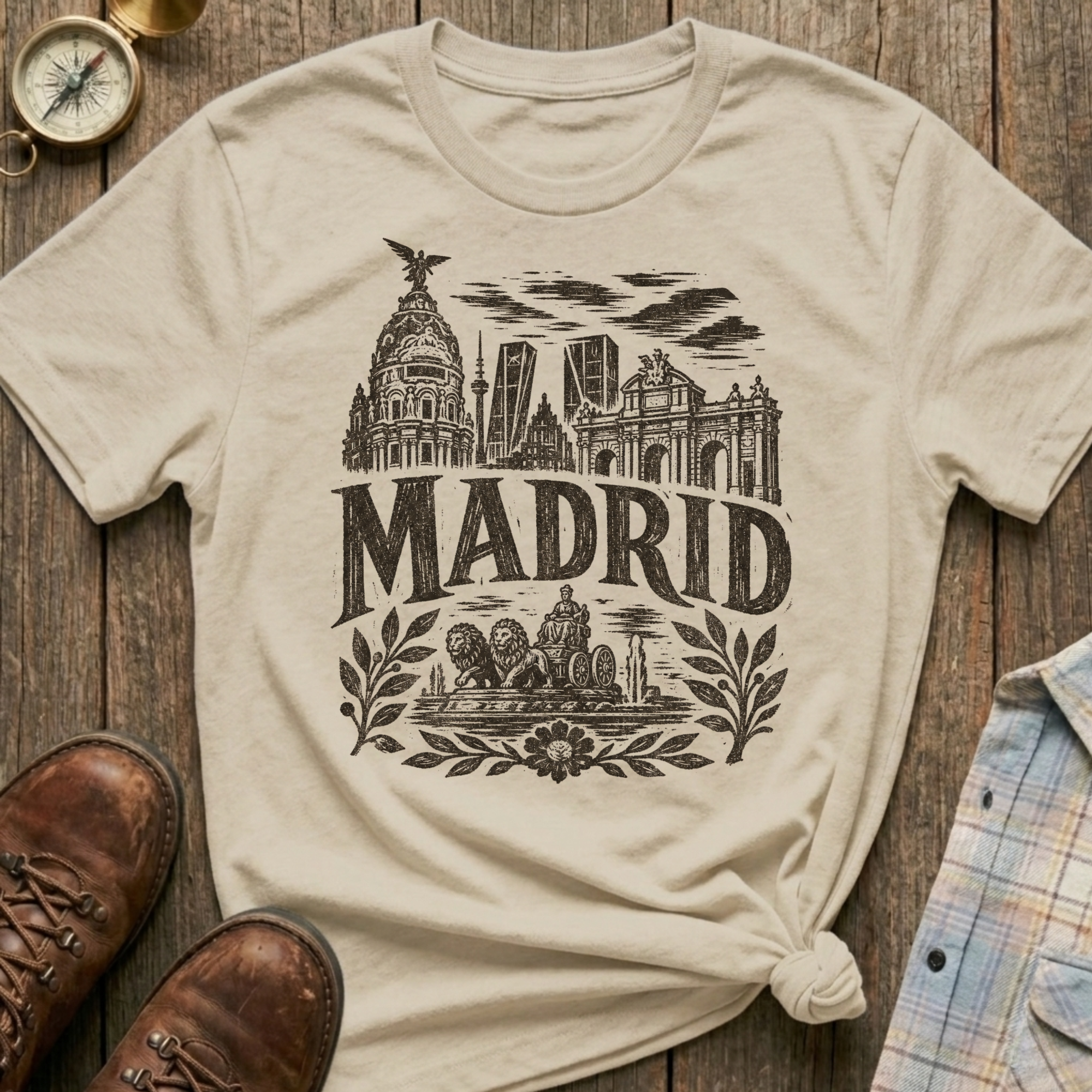 Madrid Sketch T-Shirt