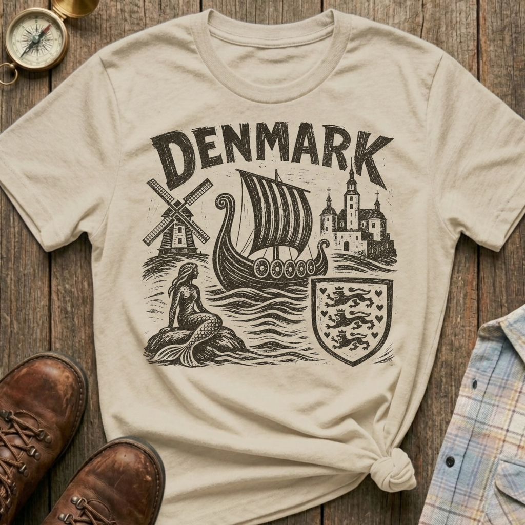 Denmark Sketch T-Shirt