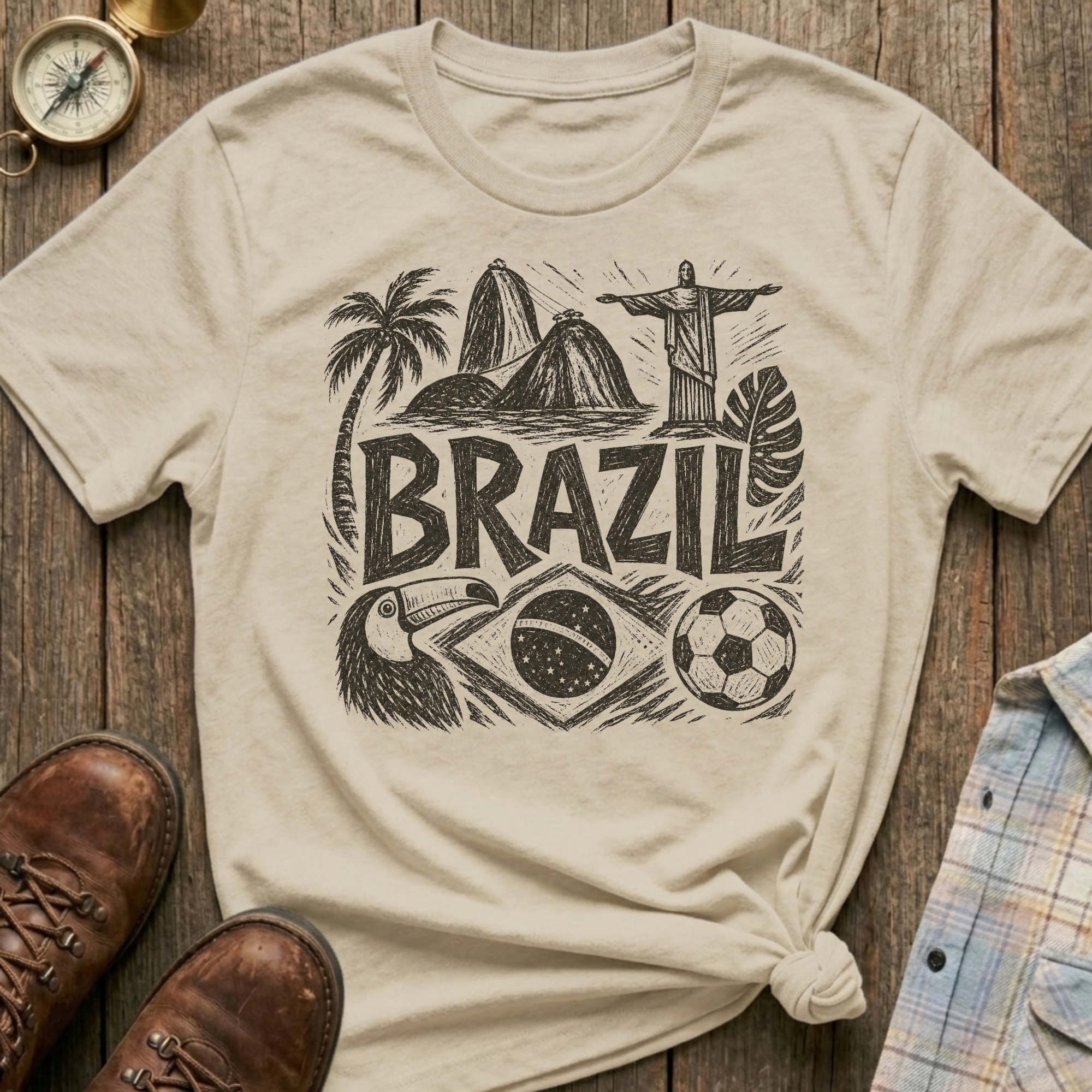 Brazil Sketch T-Shirt