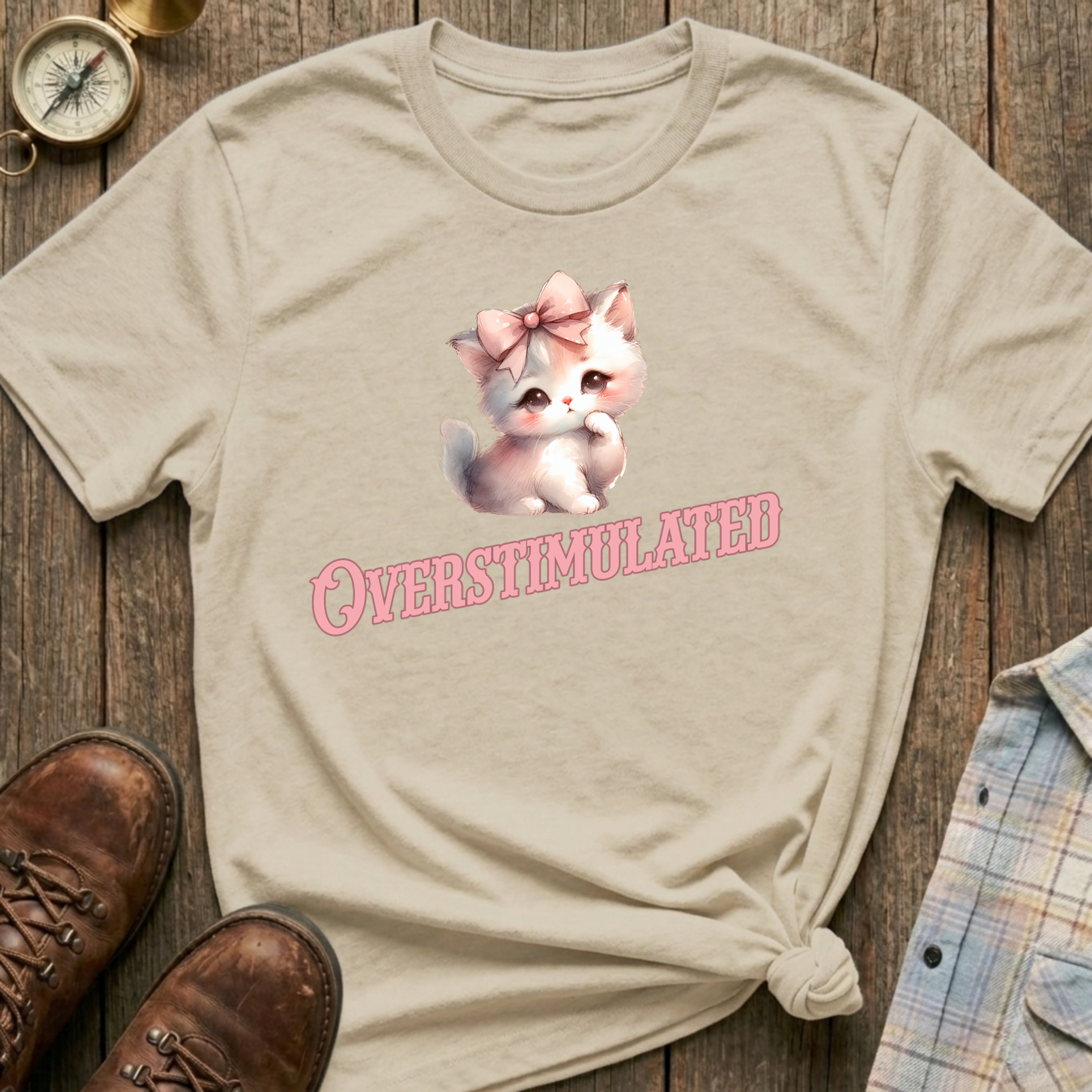 Overstimulated Kitten T-Shirt