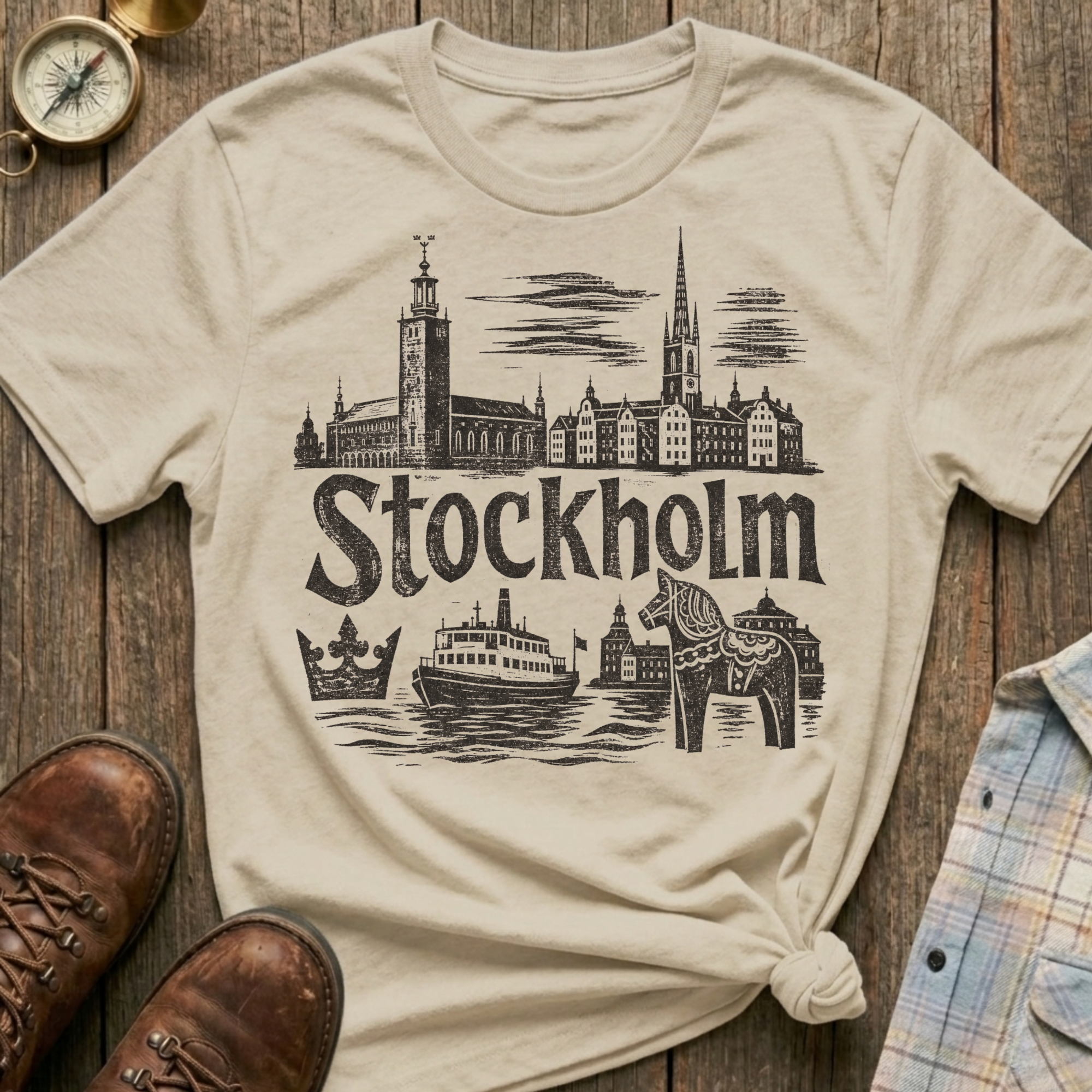 Stockholm Sketch T-Shirt
