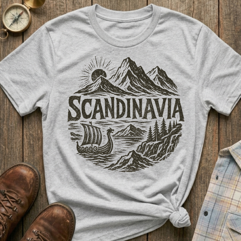 Scandinavia Sketch T‑Shirt
