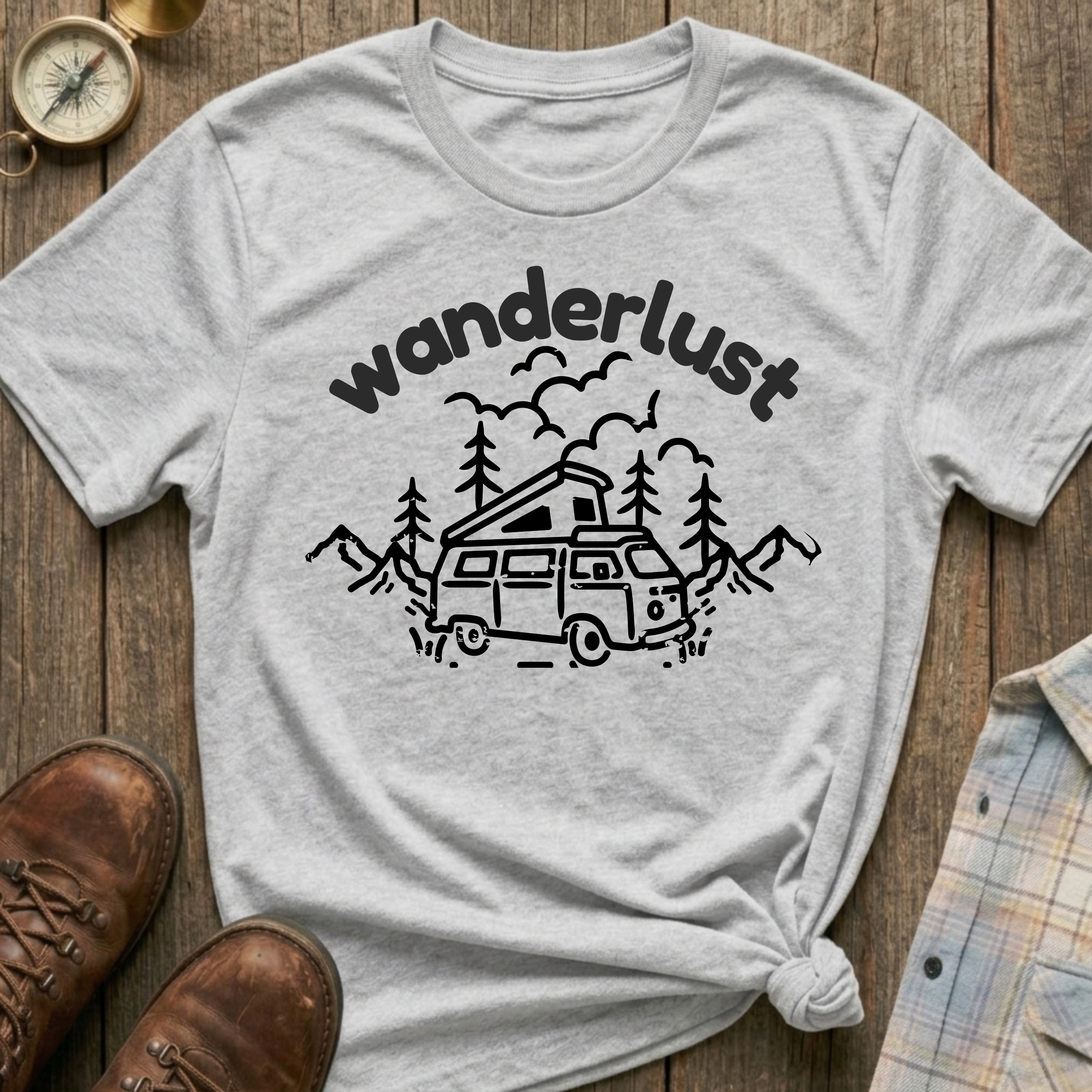 Wanderlust Camper T-Shirt