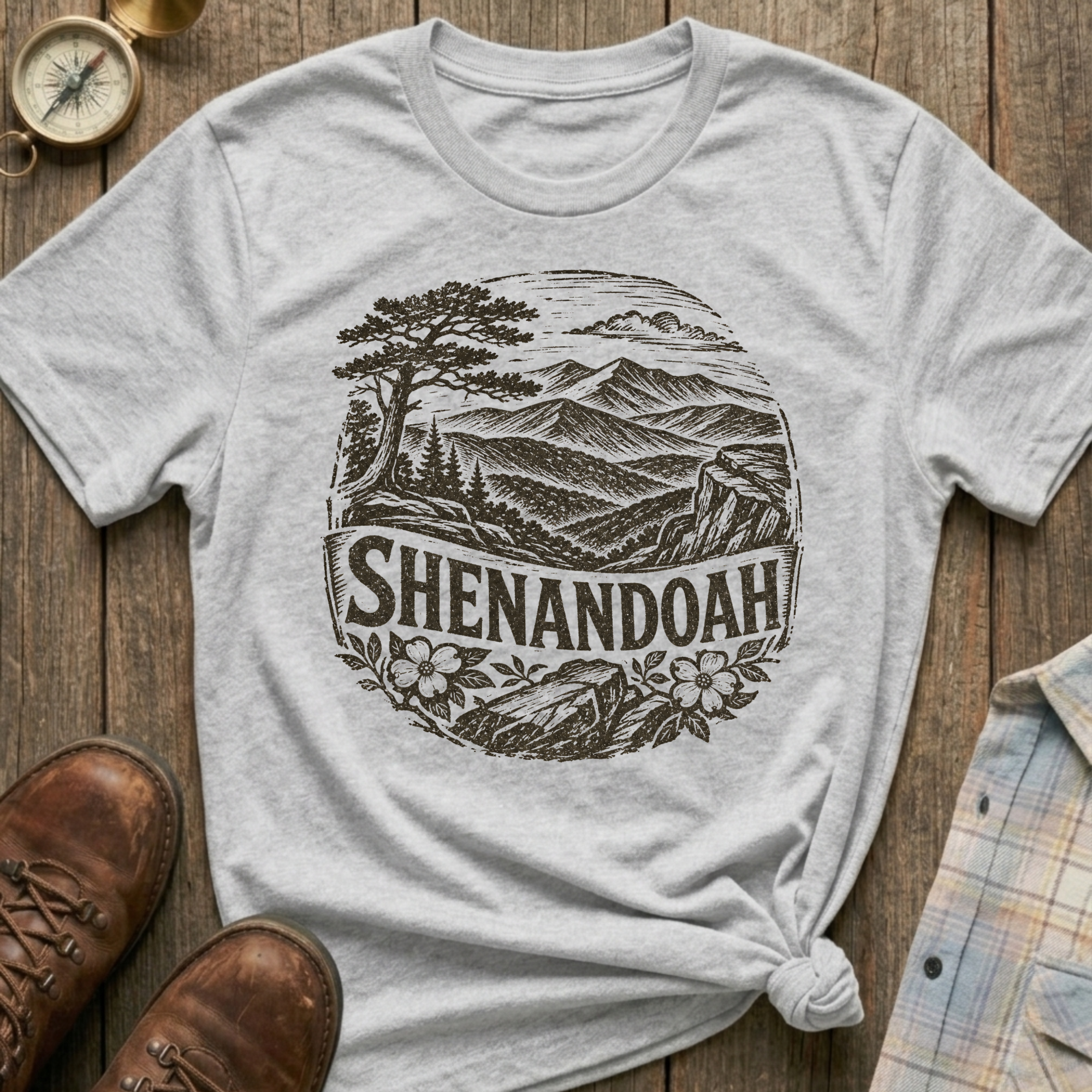 Shenandoah Sketch T‑Shirt