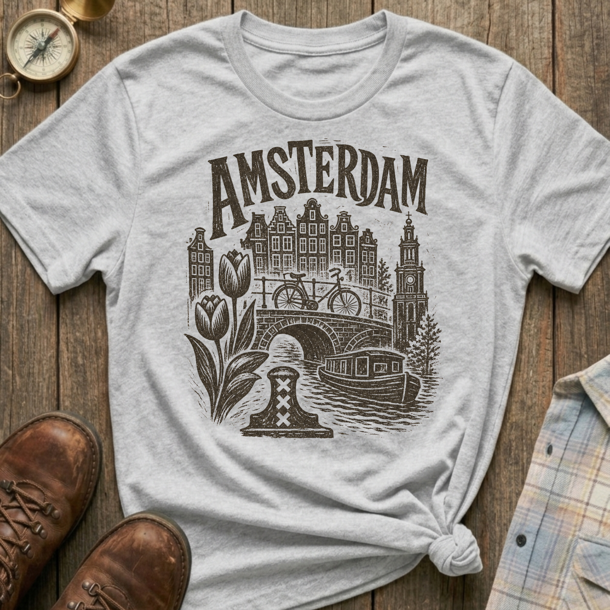 Amsterdam Sketch T-Shirt
