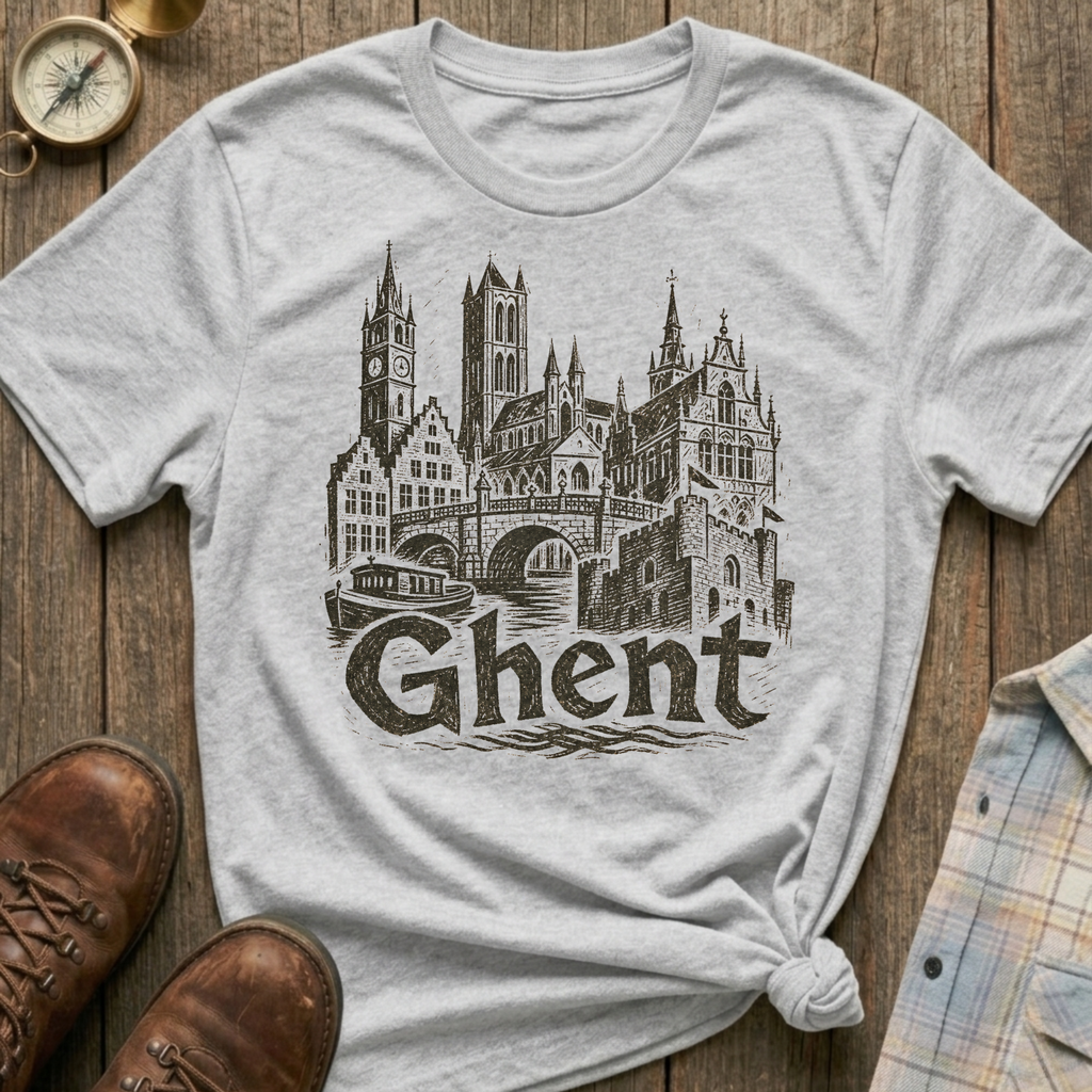 Ghent Sketch T‑Shirt