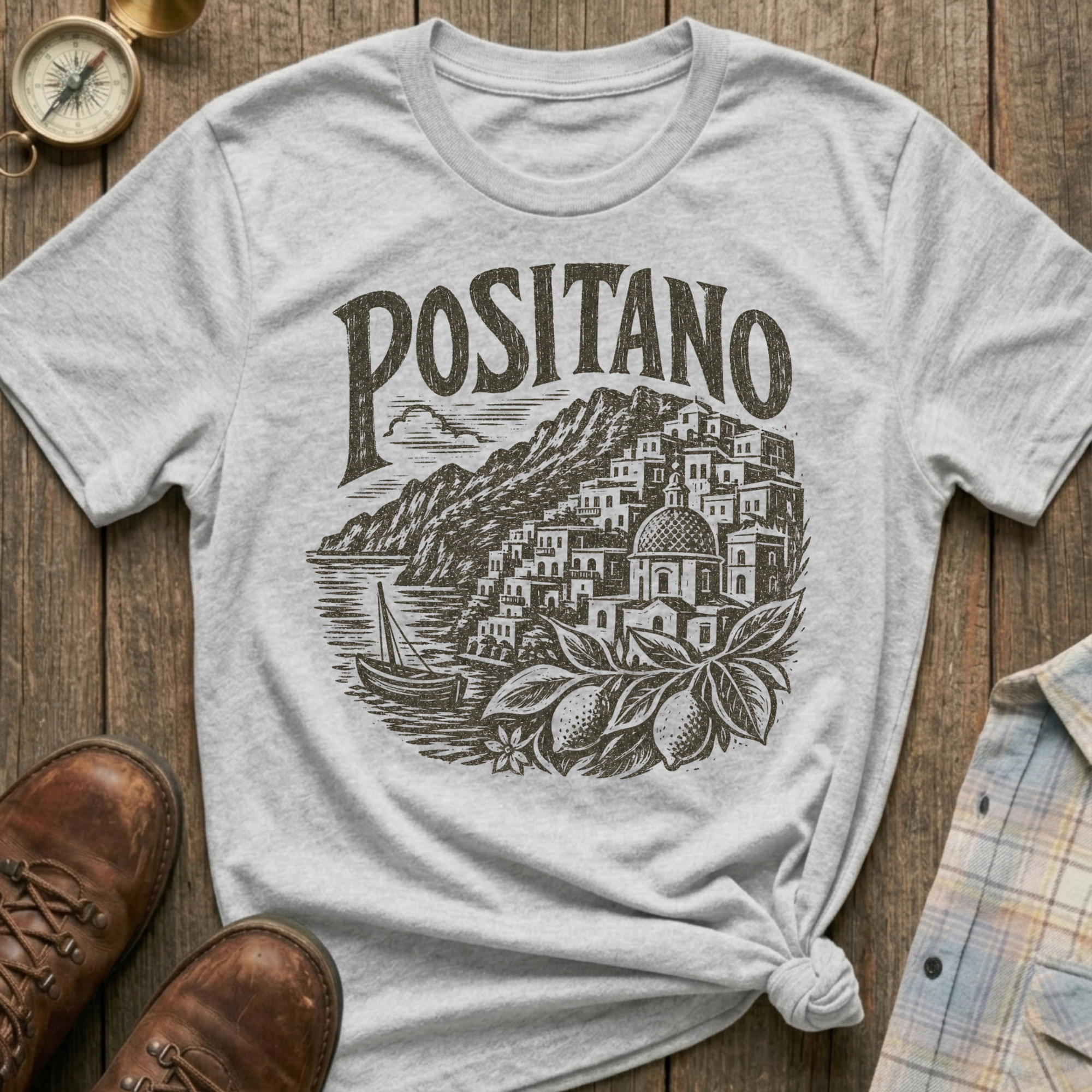Positano Sketch T-Shirt