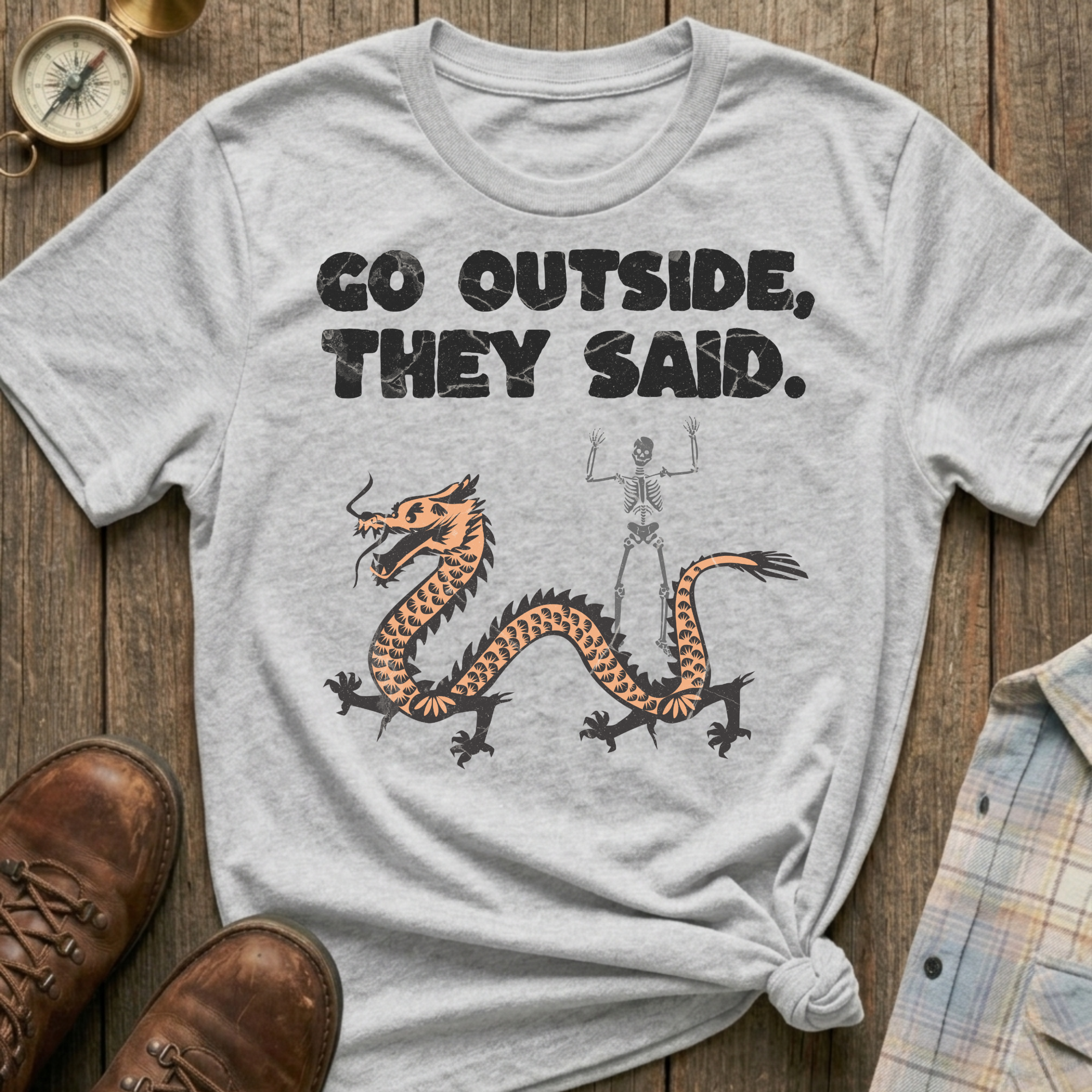 Dragon & Skeleton T-Shirt