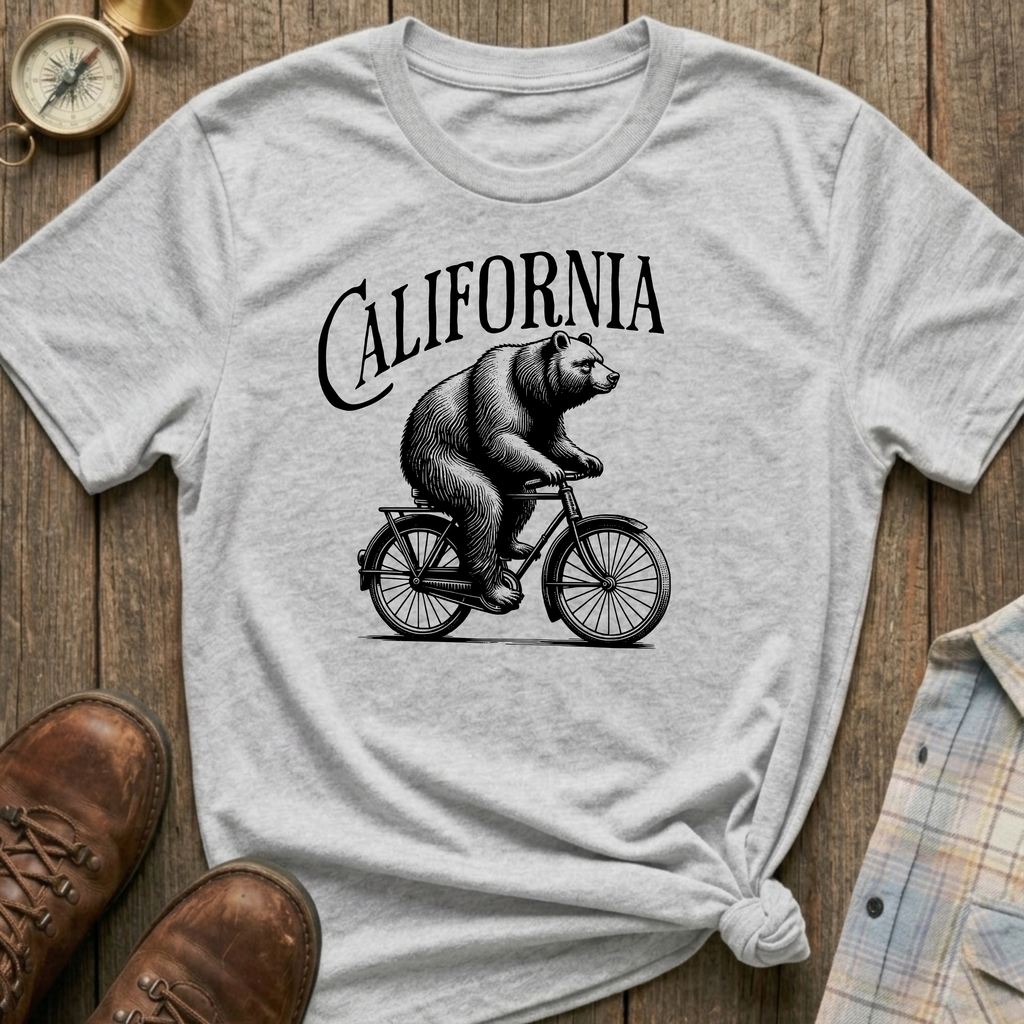 California Bear Graphic T‑Shirt