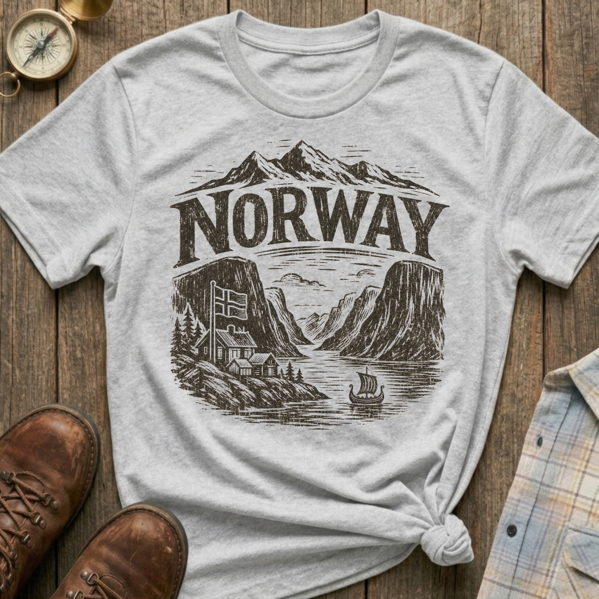 Norway Sketch T-Shirt