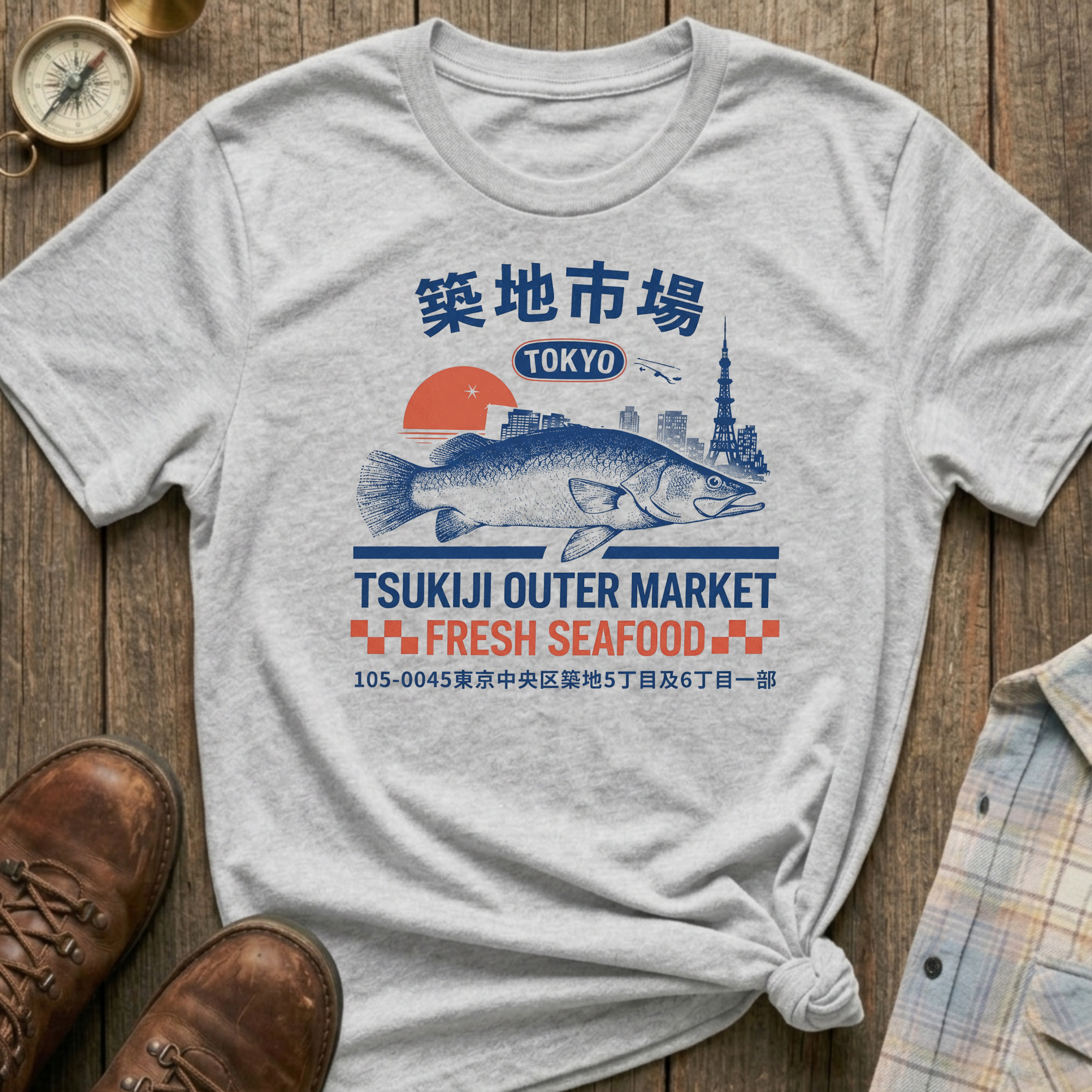 Tsukiji Fish Market T-Shirt
