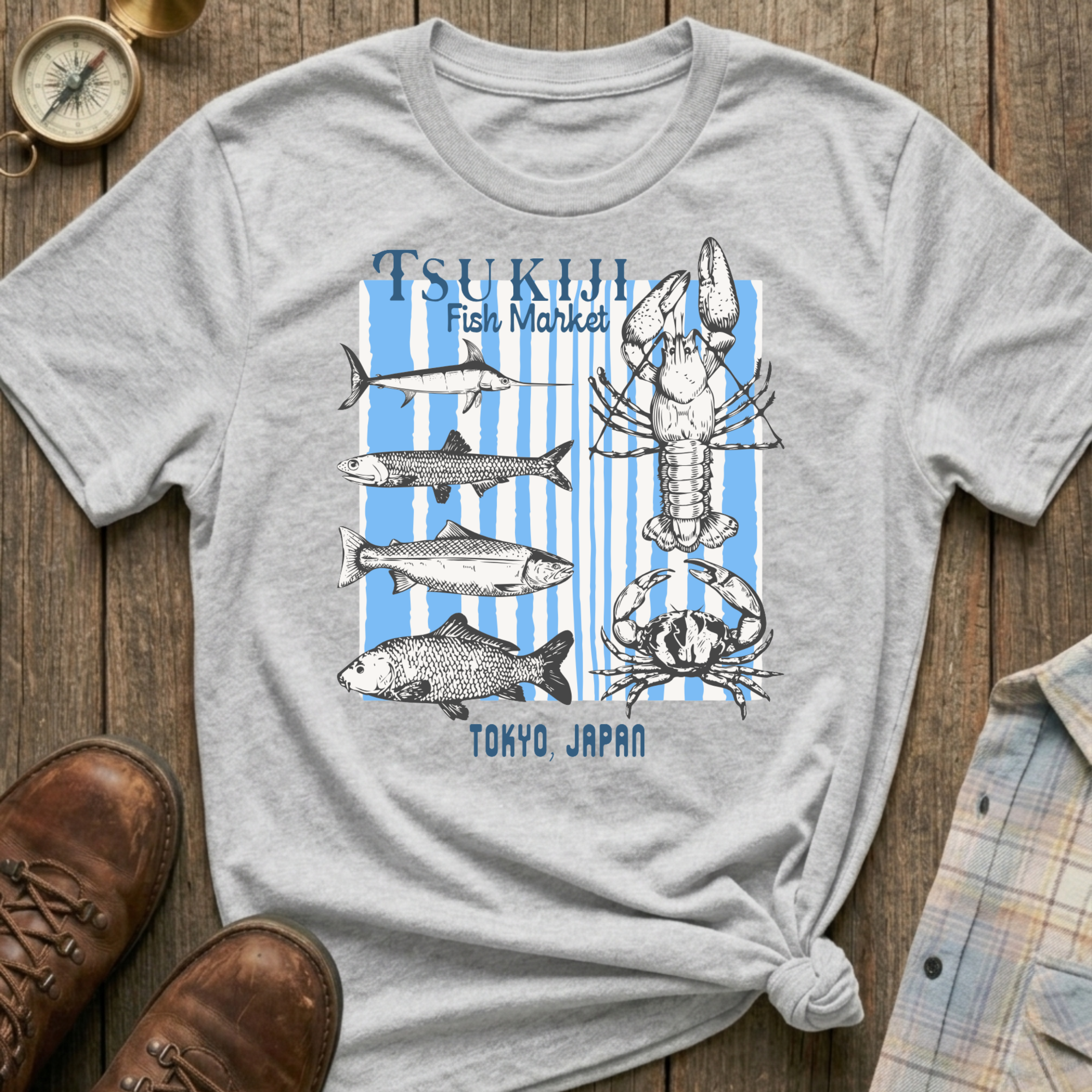 Tsukiji Graphic T-Shirt