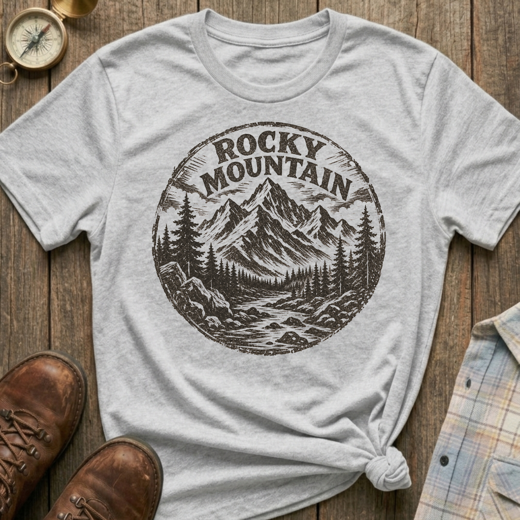 Rocky Mountain Sketch T-Shirt