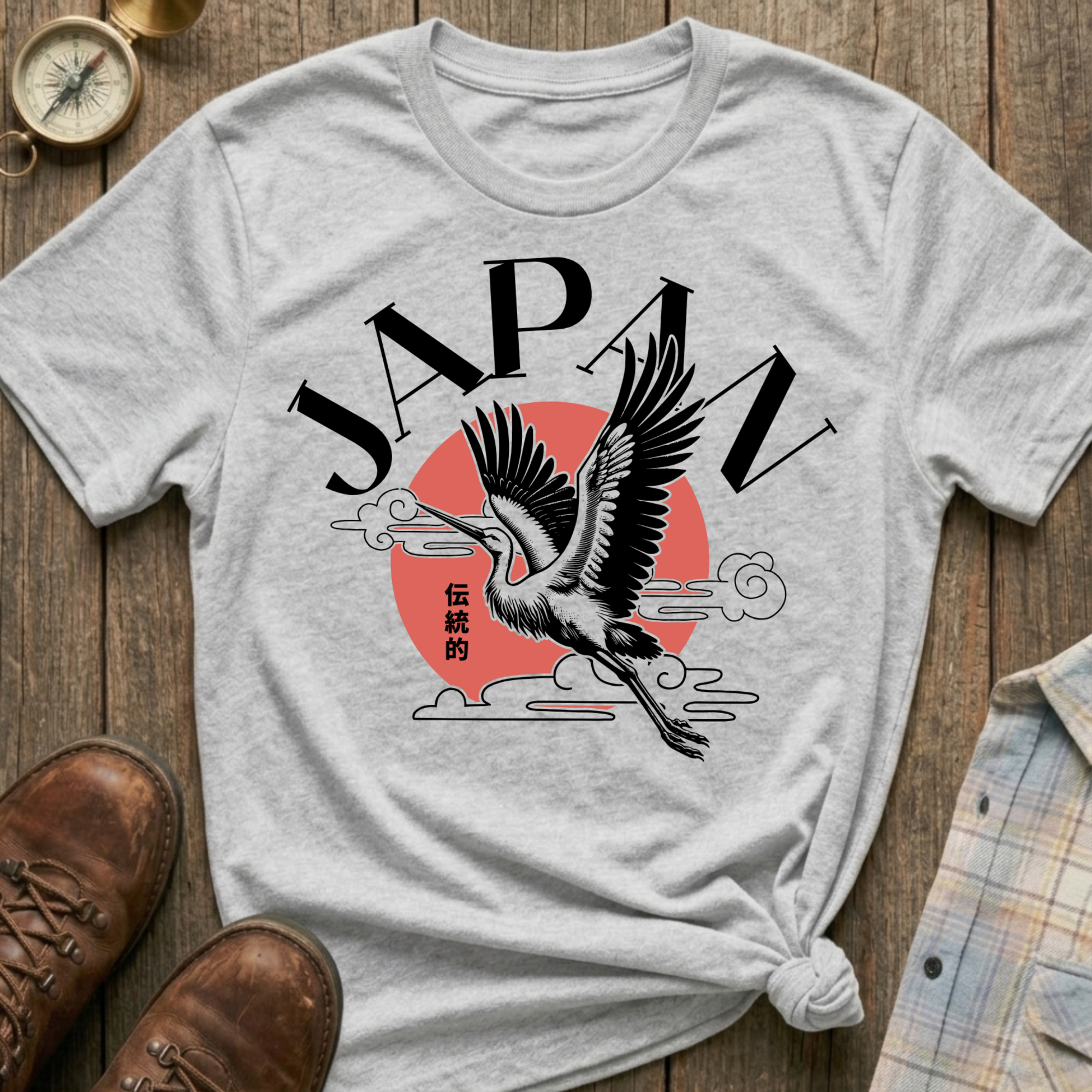 Japan Crane T-Shirt