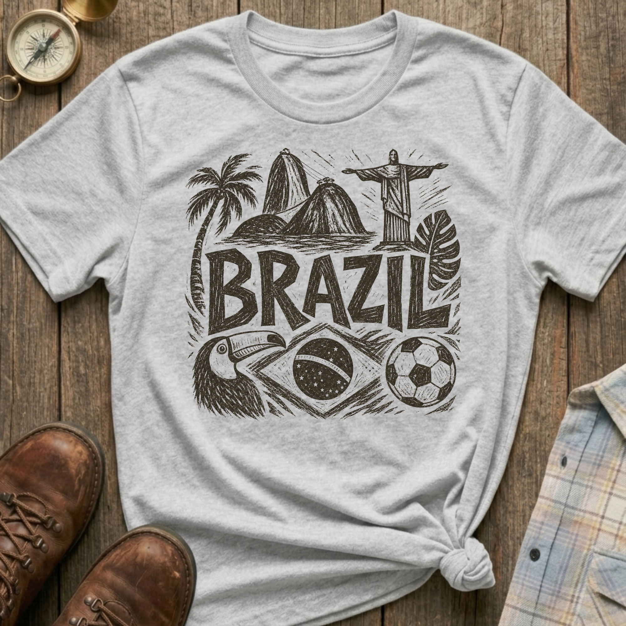 Brazil Sketch T-Shirt