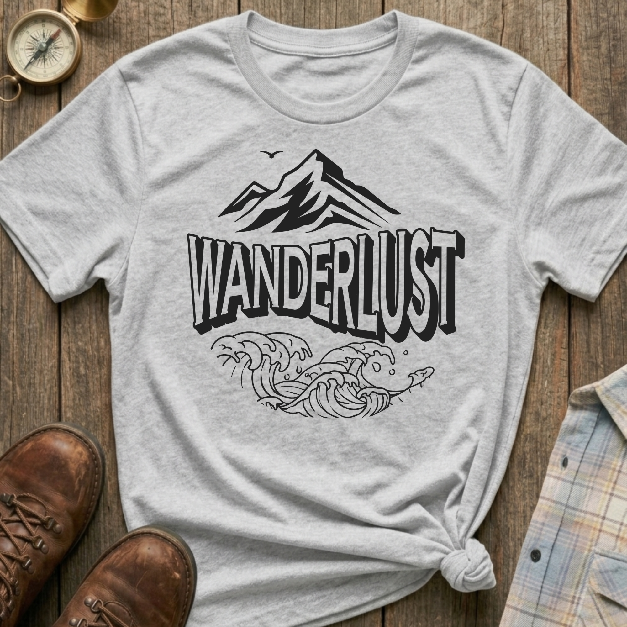 Wanderlust Graphic T-Shirt