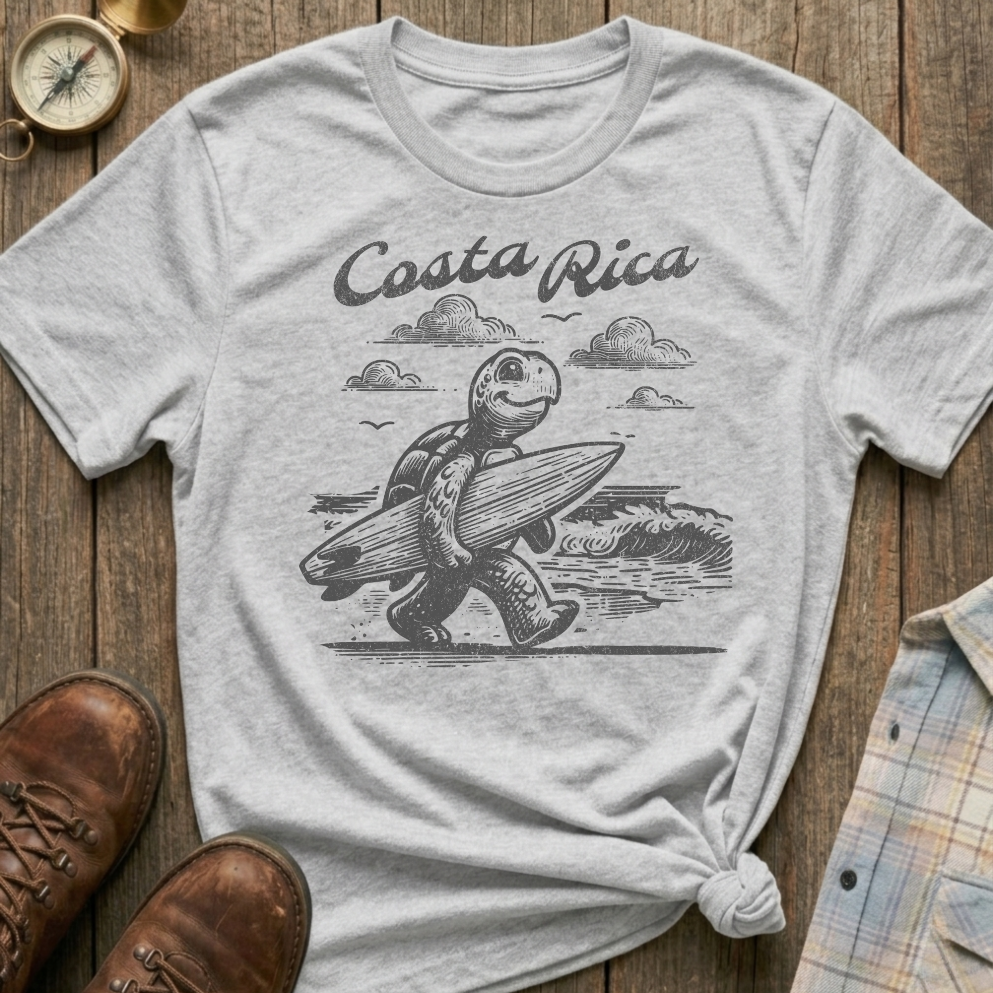 Costa Rica Turtle T-Shirt