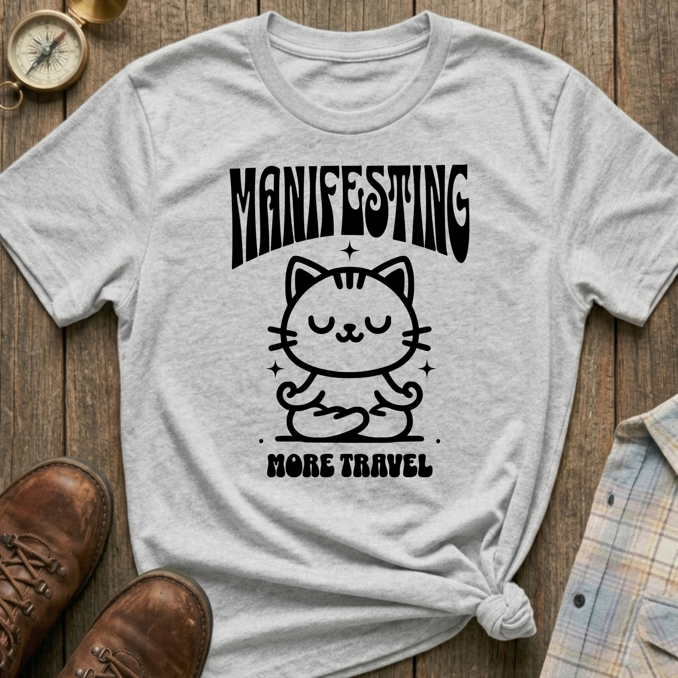 Manifesting Travel T-Shirt