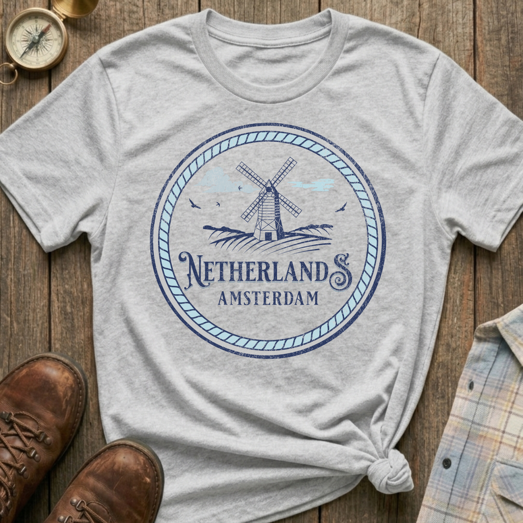 Netherlands Windmill T-Shirt