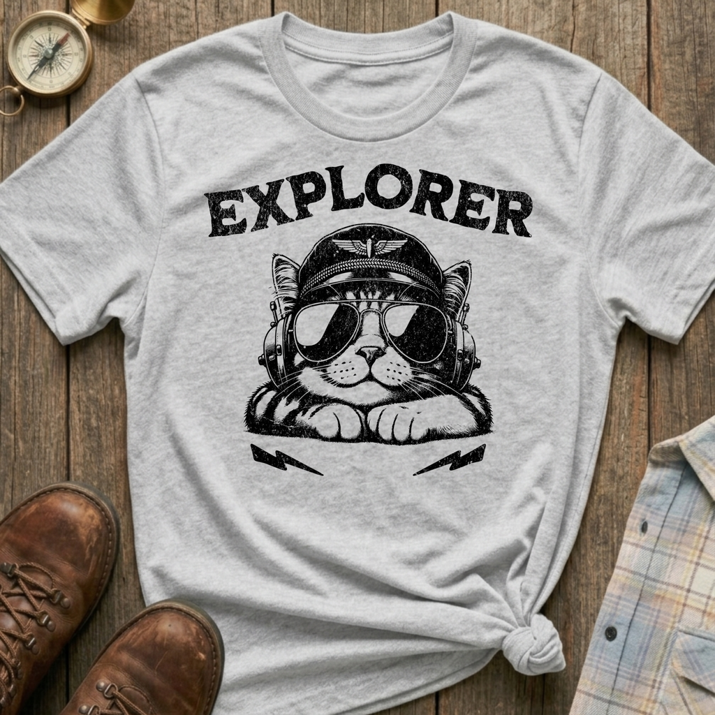 Explorer Cat T-Shirt
