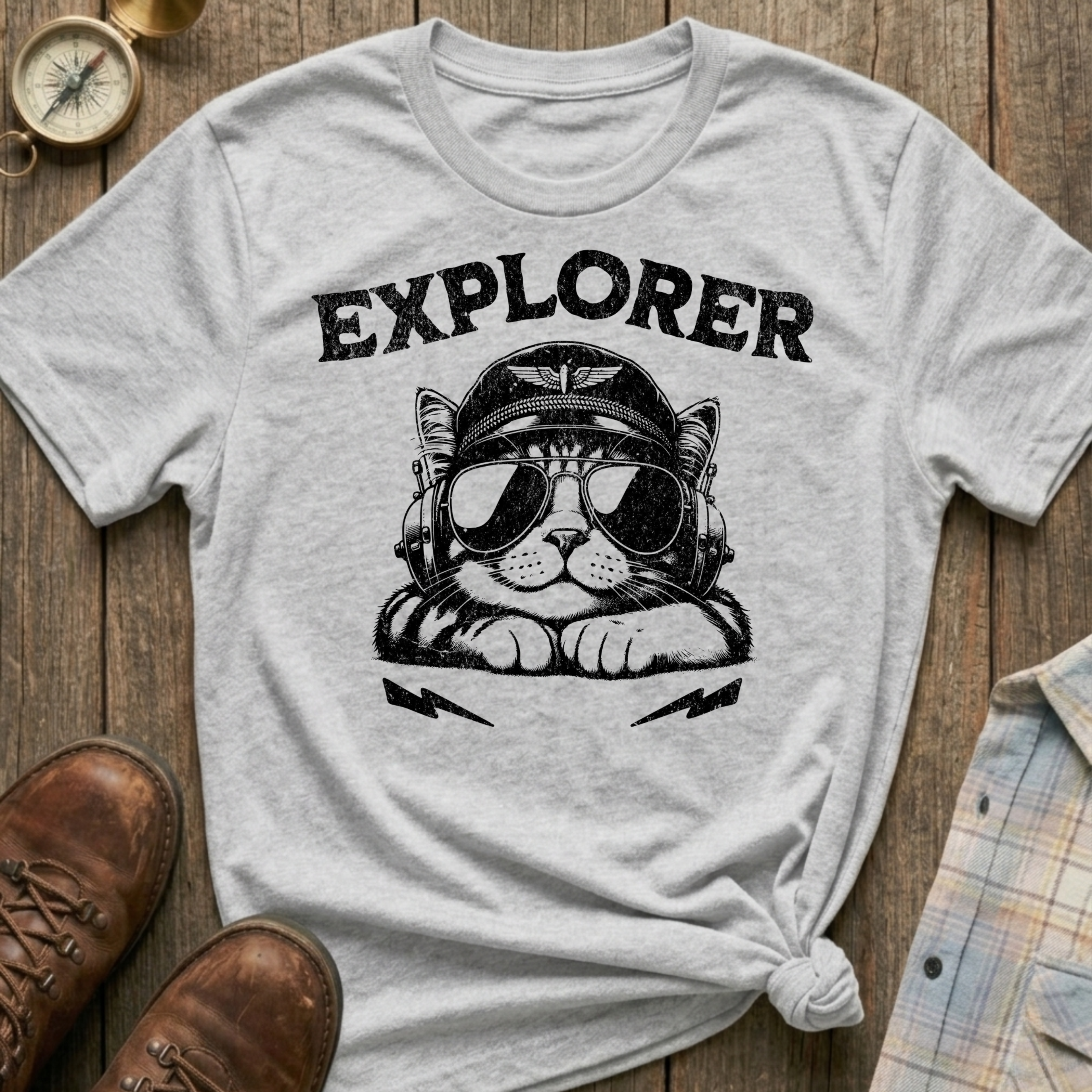 Explorer Cat T-Shirt