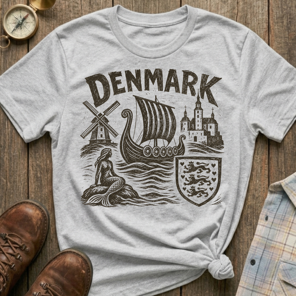 Denmark Sketch T-Shirt
