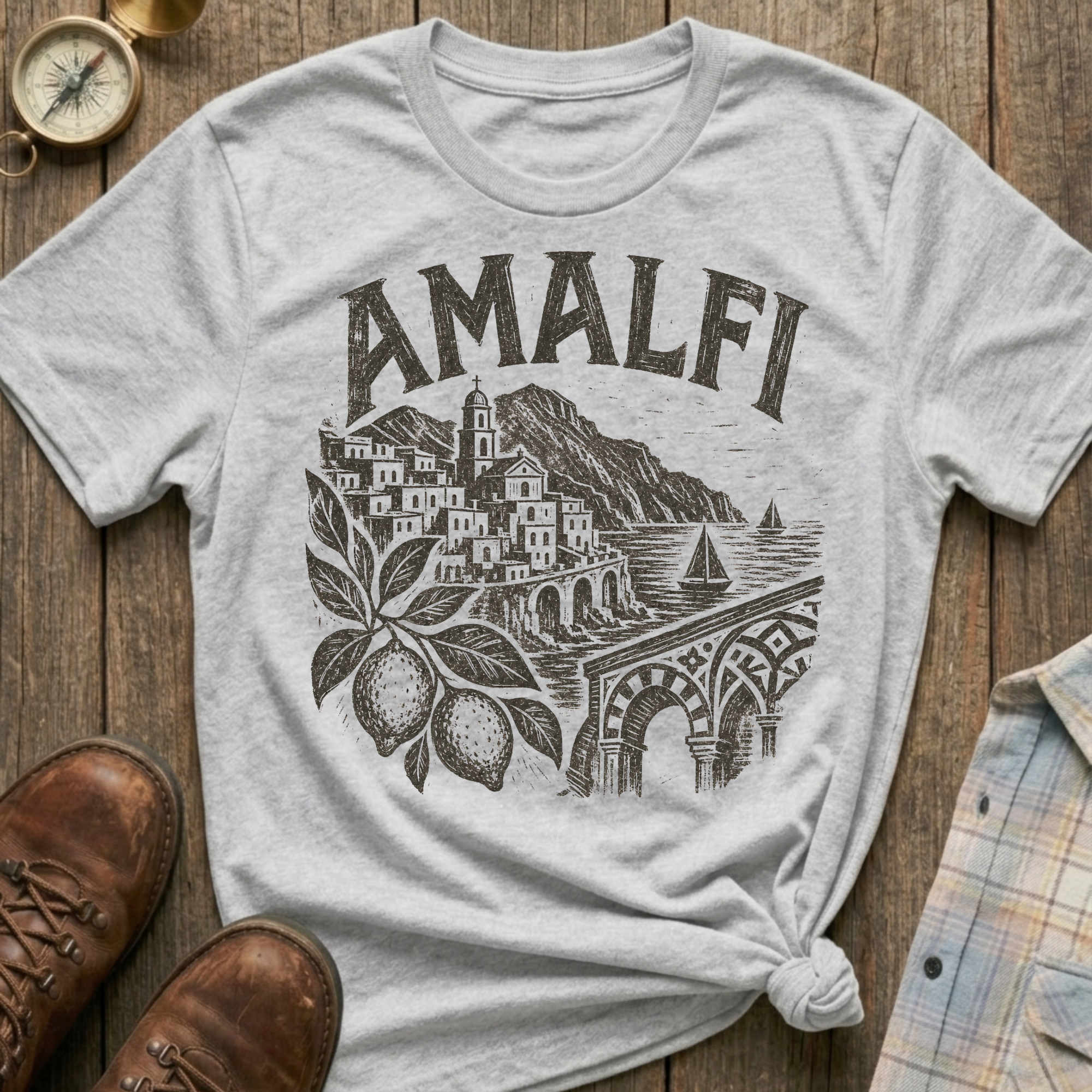 Amalfi Sketch T-Shirt