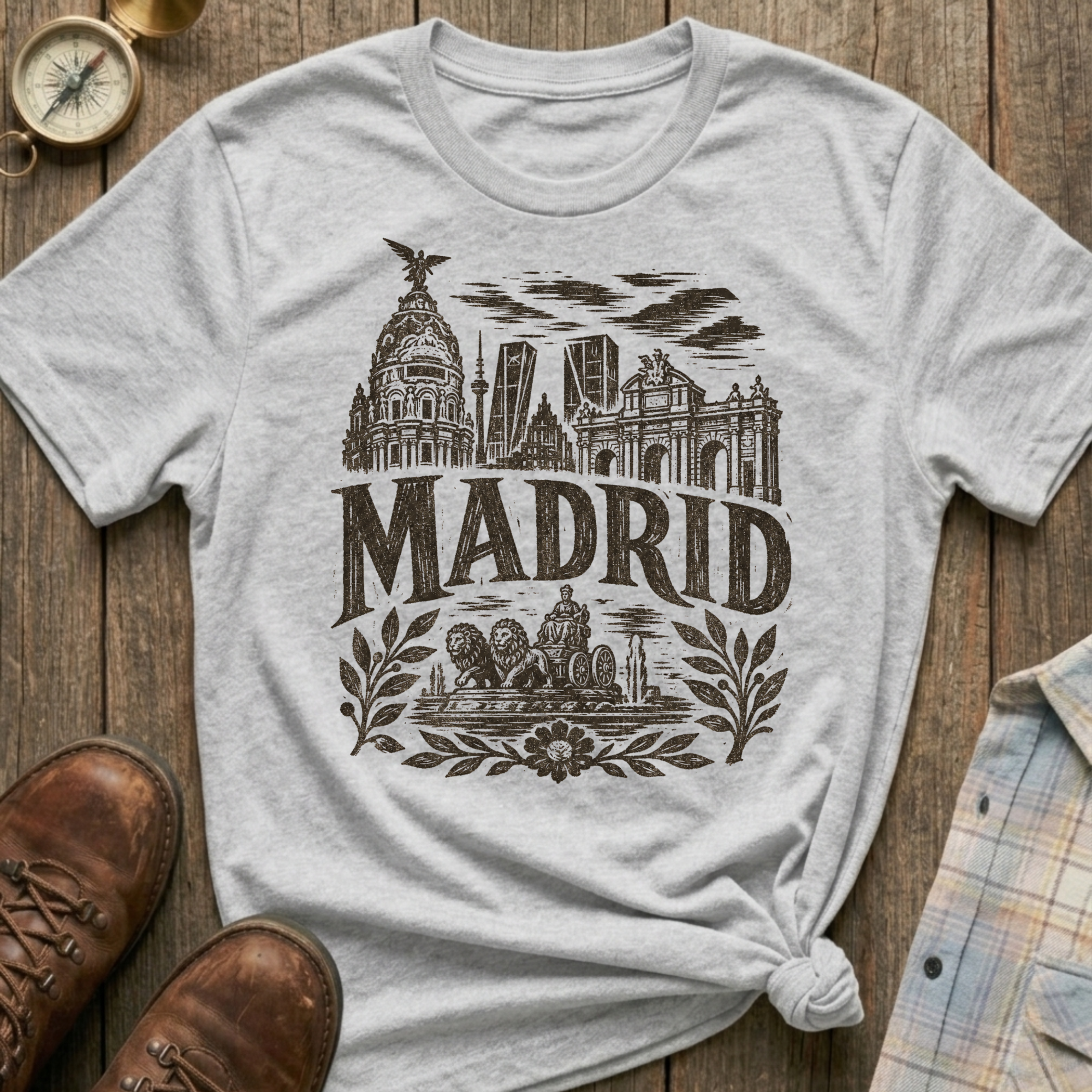 Madrid Sketch T-Shirt