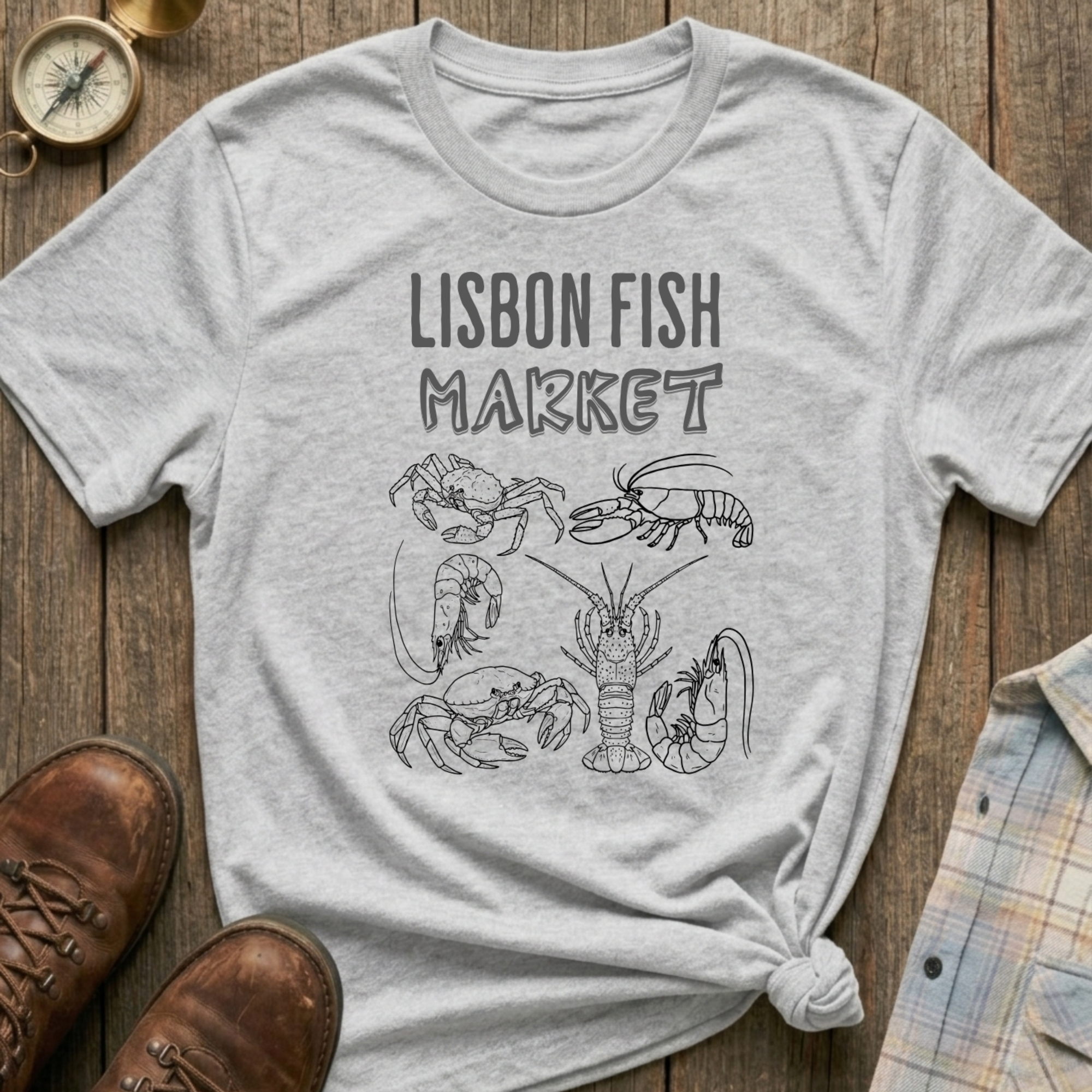 Lisbon Fish Market T-Shirt