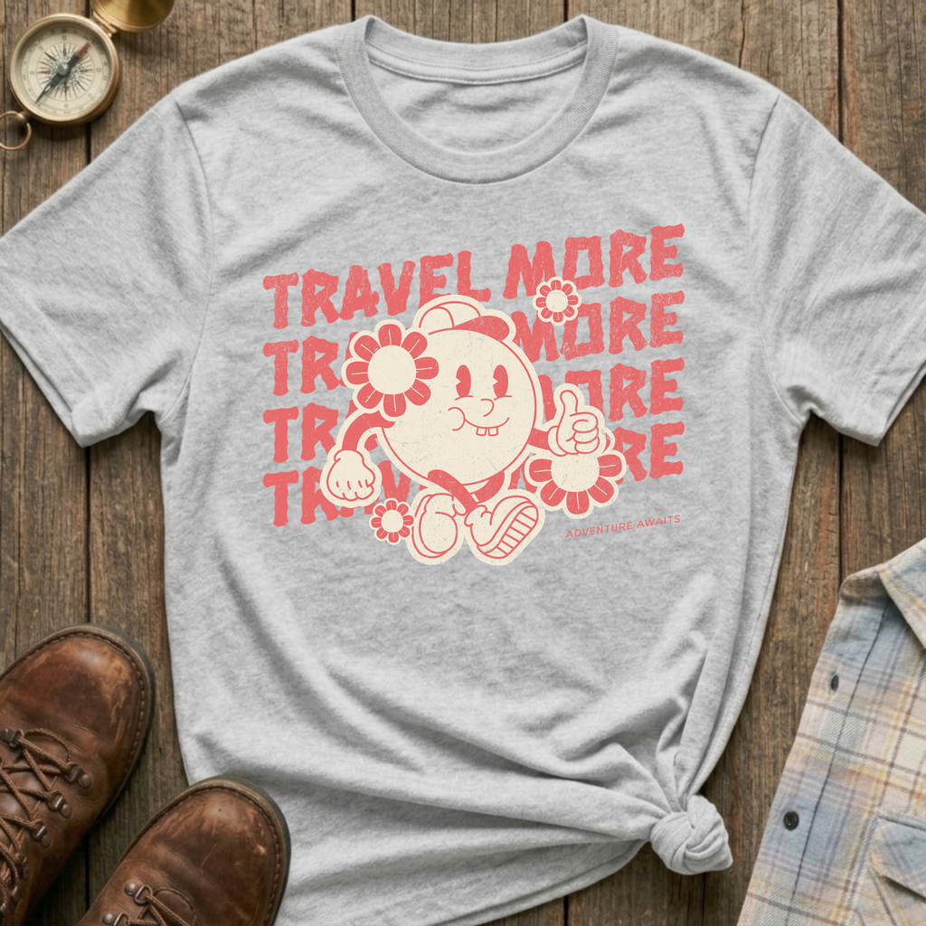 Travel More Graphic T-Shirt
