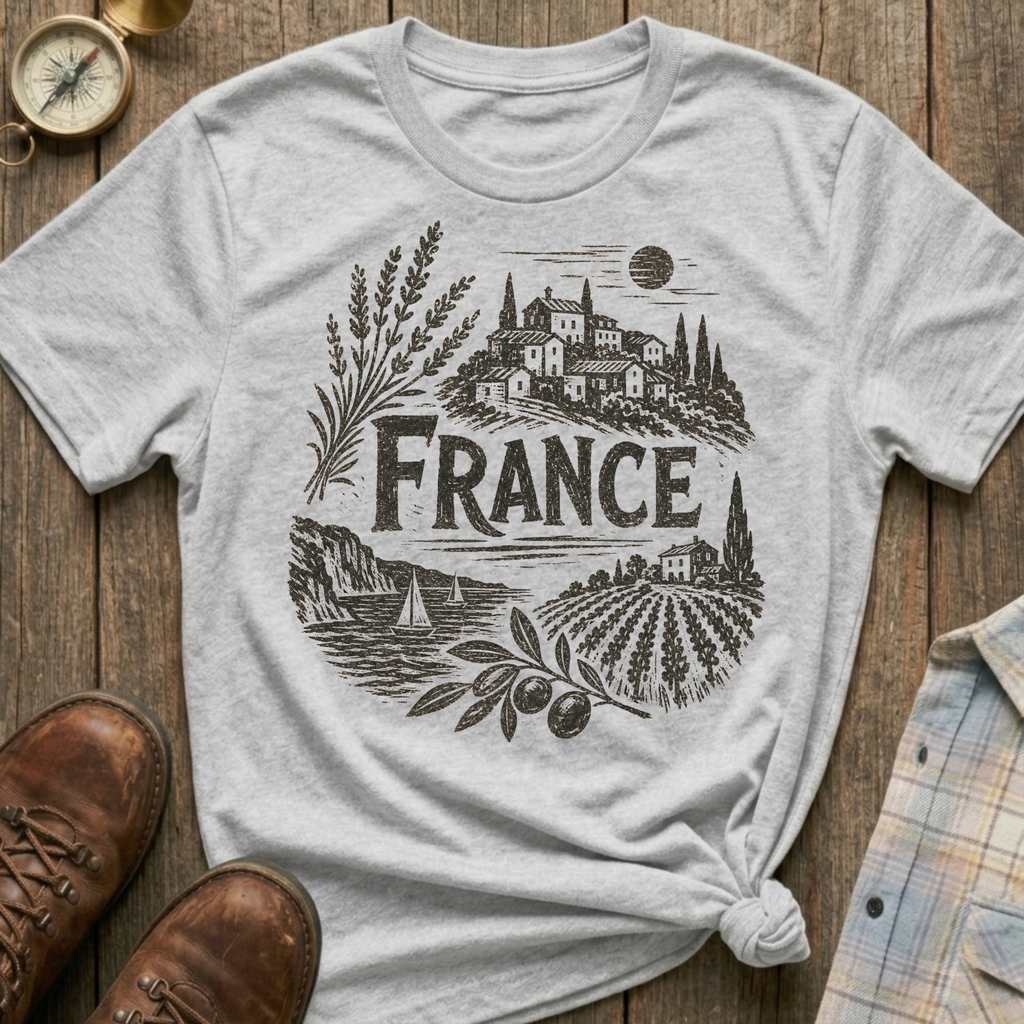 France Sketch T-Shirt