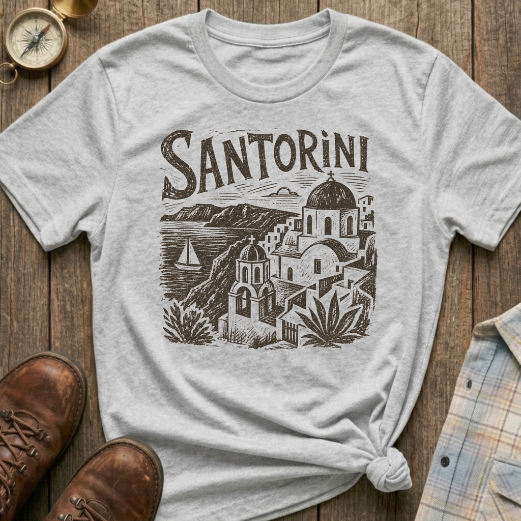 Santorini Sketch T-Shirt