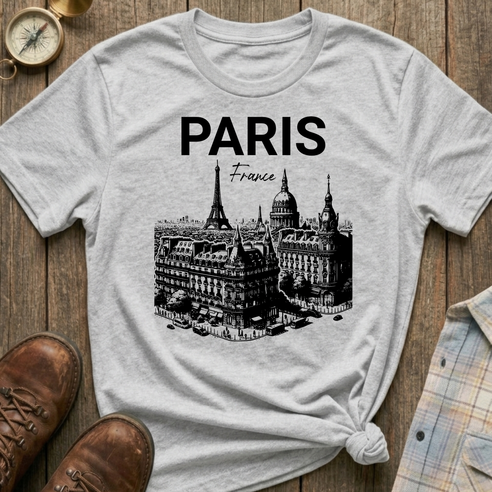 Paris Skyline T-Shirt