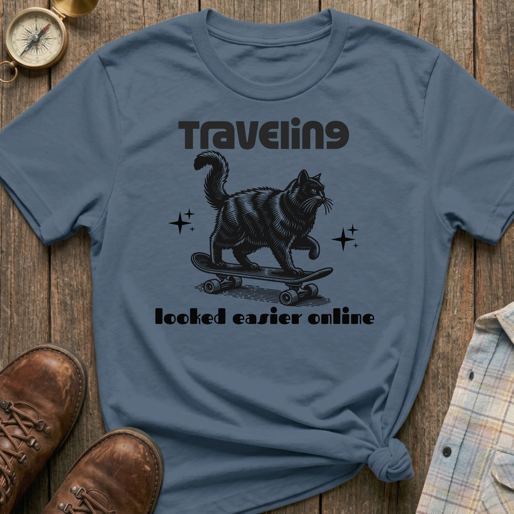Easier Online Cat T-Shirt