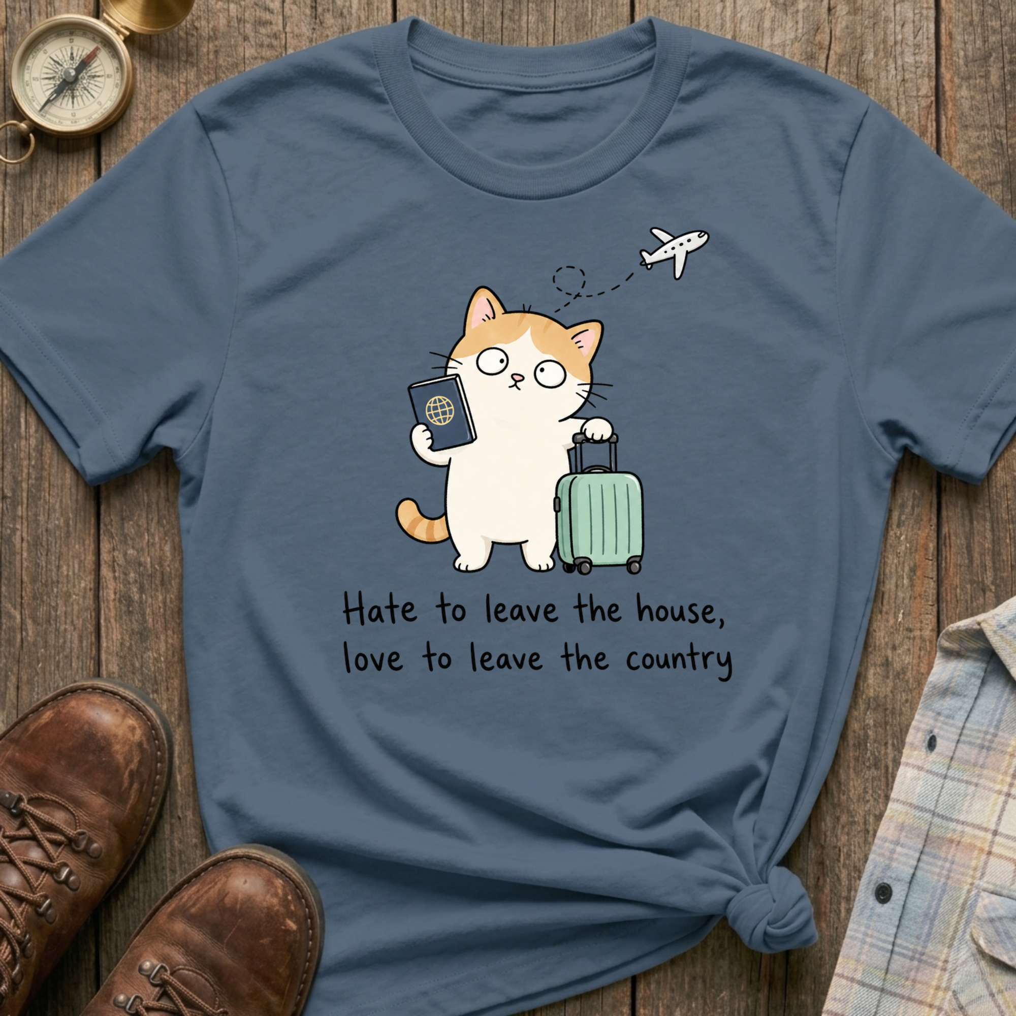 Cat Travel T-Shirt