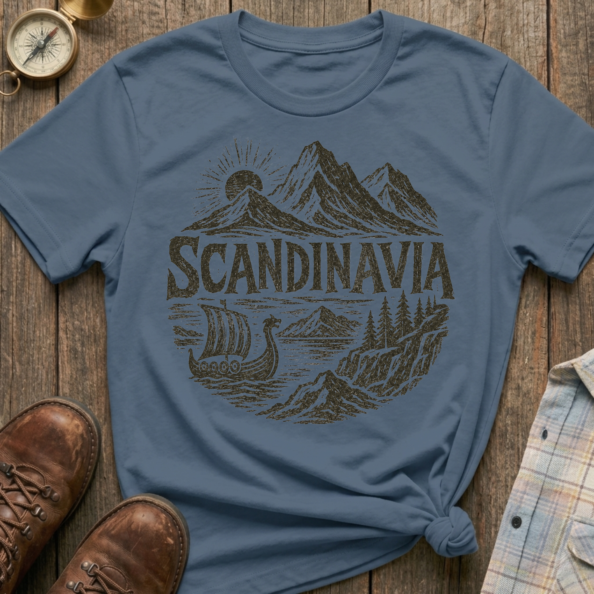 Scandinavia Sketch T‑Shirt