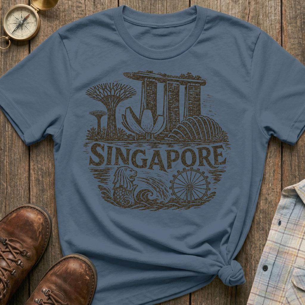 Singapore Sketch T-Shirt