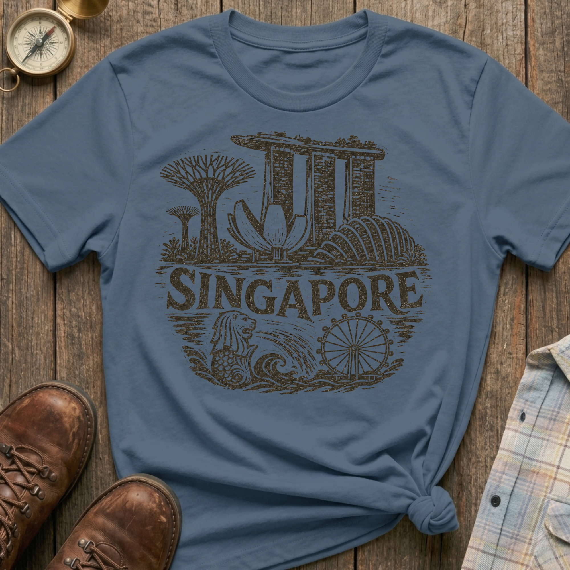 Singapore Sketch T-Shirt