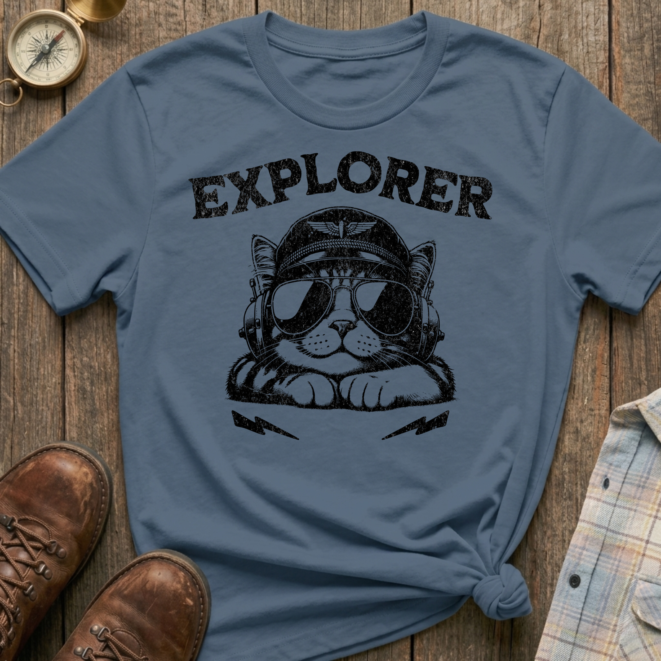 Explorer Cat T-Shirt