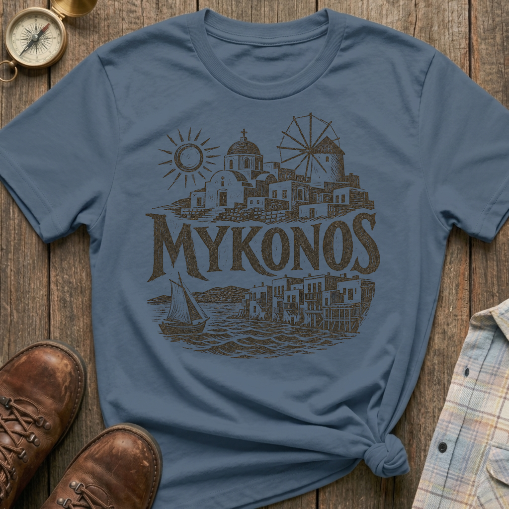 Mykonos Sketch T-Shirt