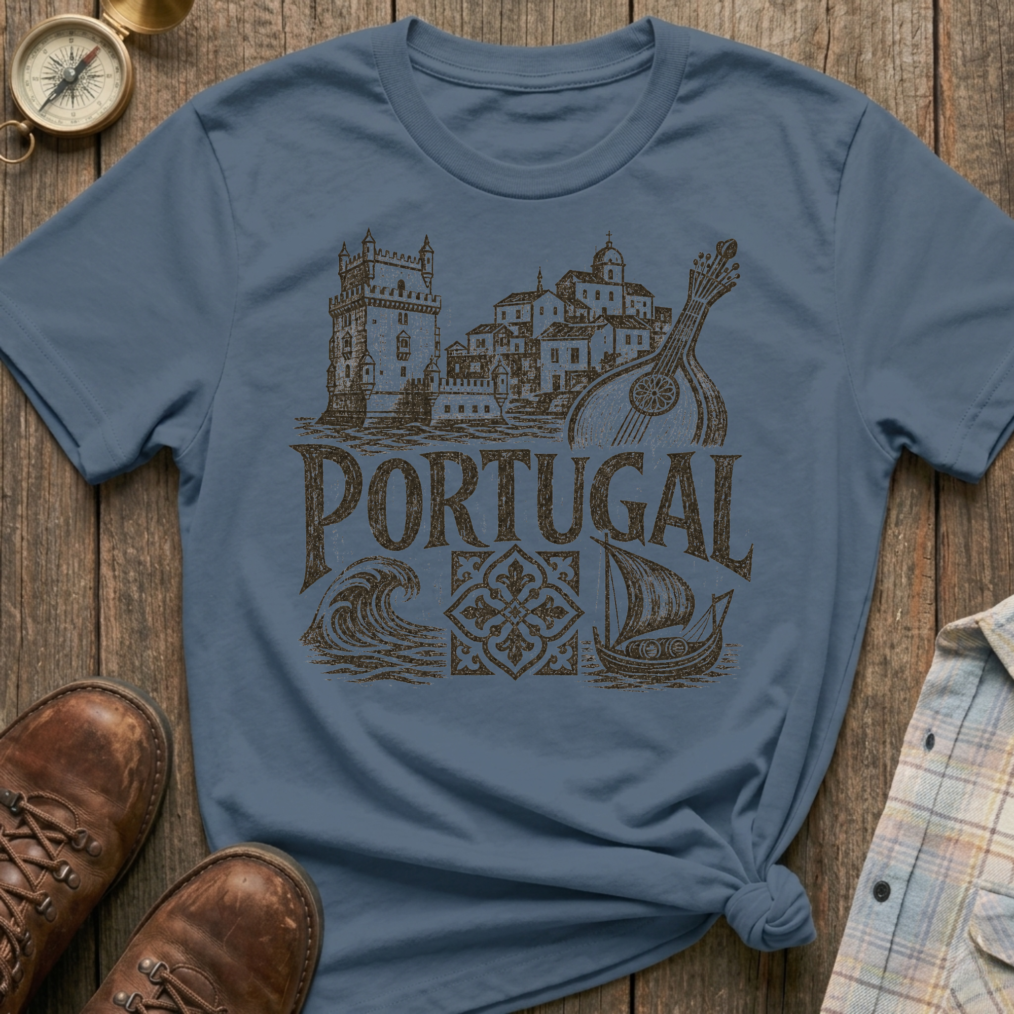 Portugal Sketch T‑Shirt