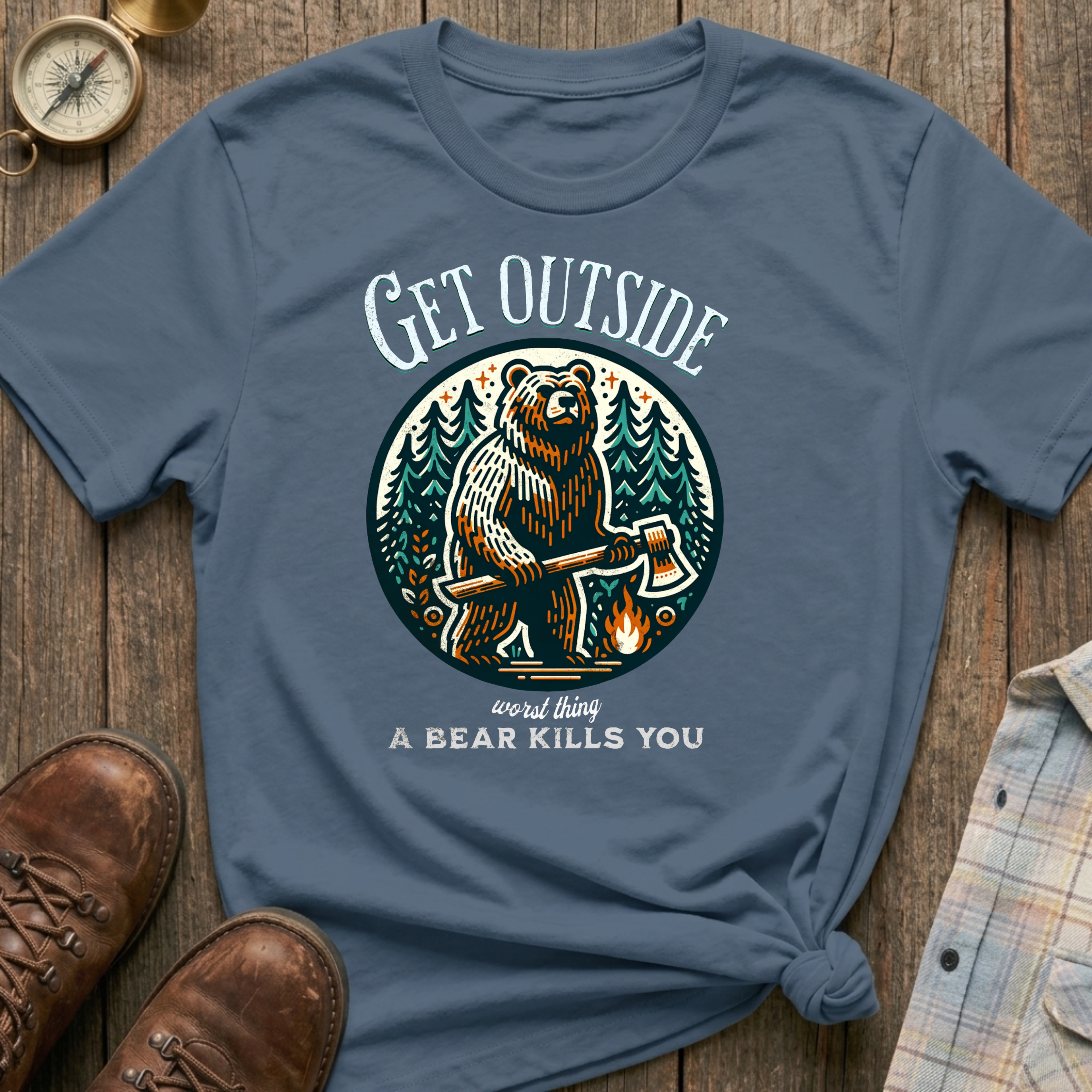 Get Outside Bear T-Shirt