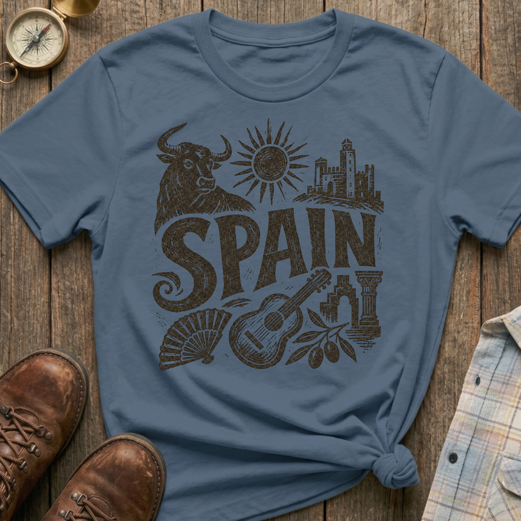 Spain Sketch T-Shirt