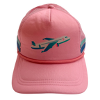 Vintage Airplane Pink Trucker Hat