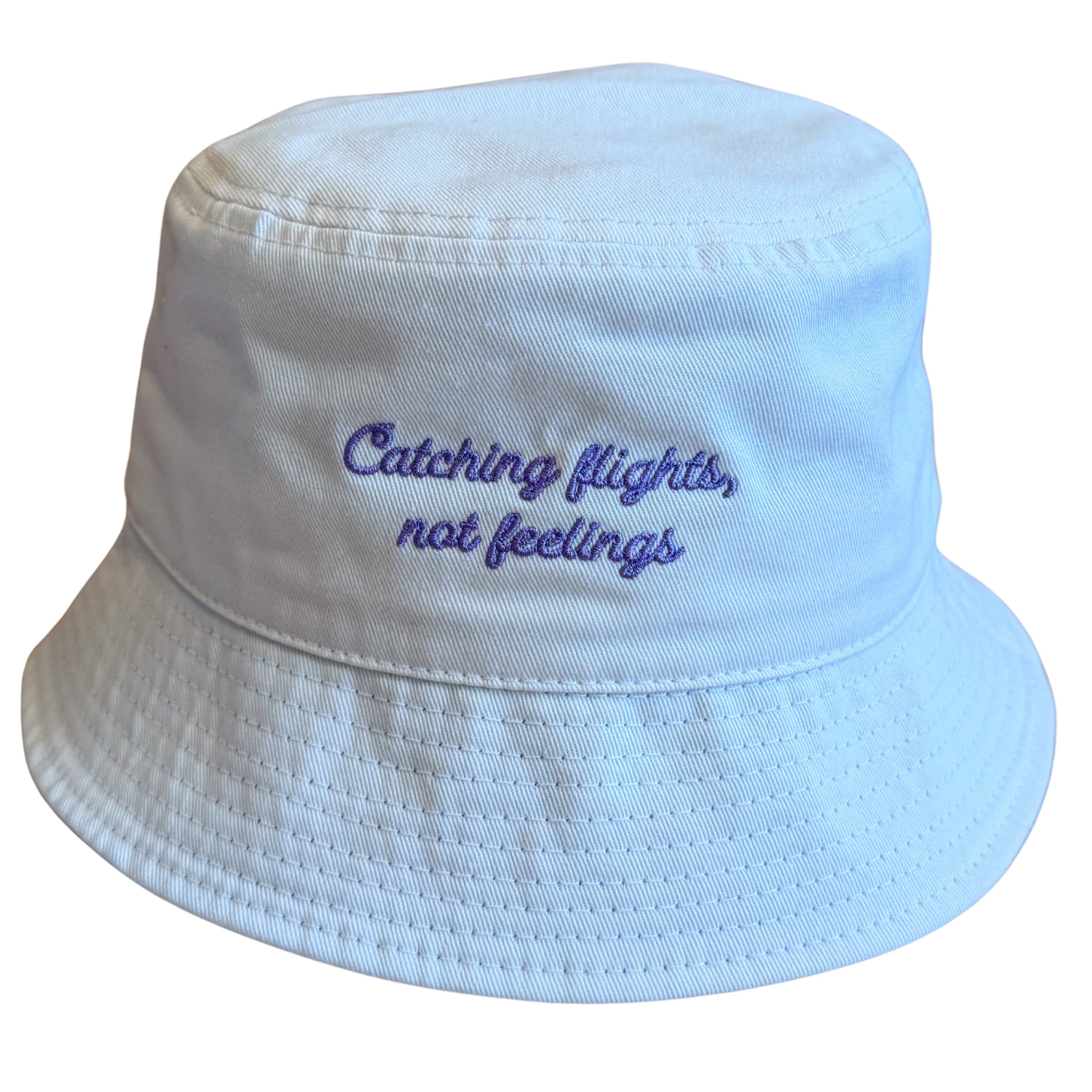 Catching Flights, Not Feelings Bucket Hat