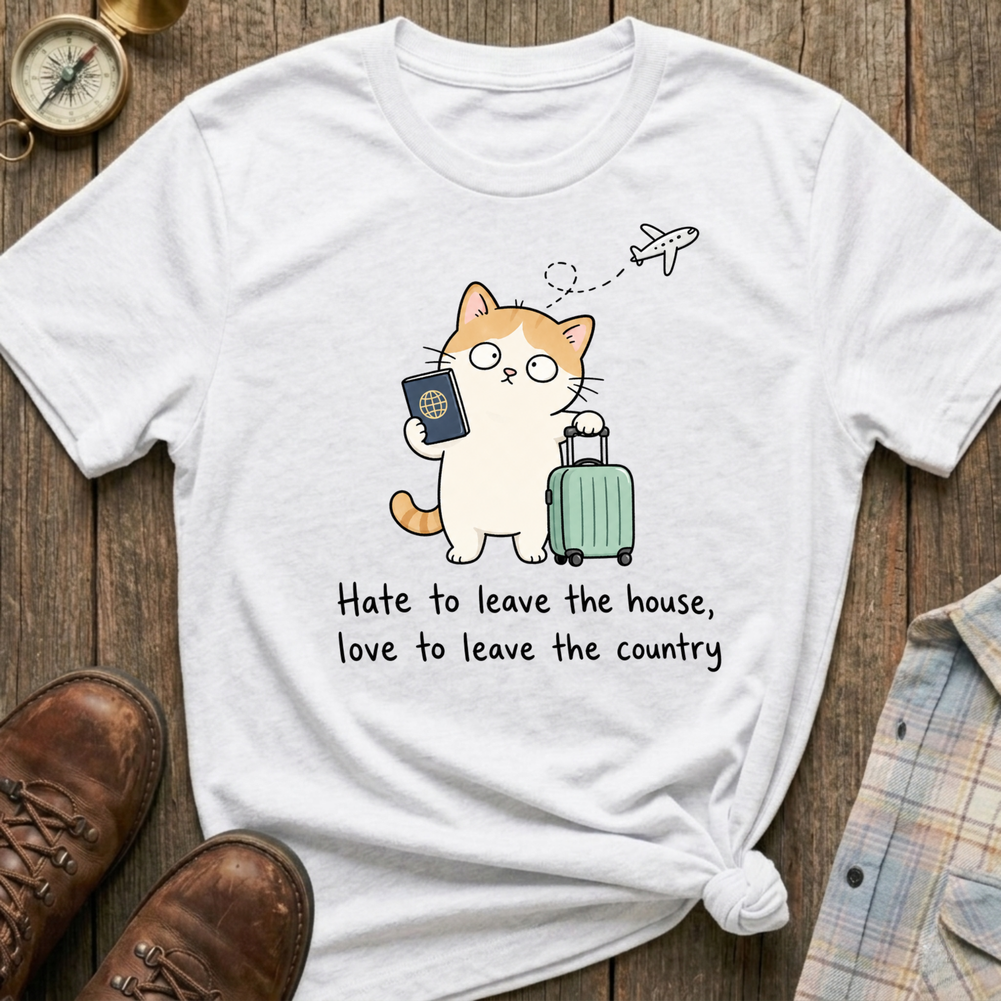 Cat Travel T-Shirt