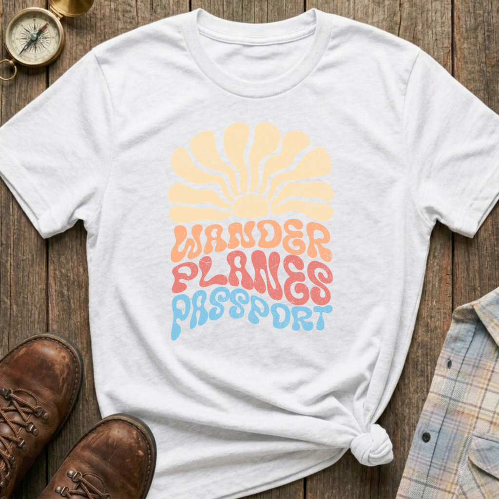 Planes & Passport T-Shirt
