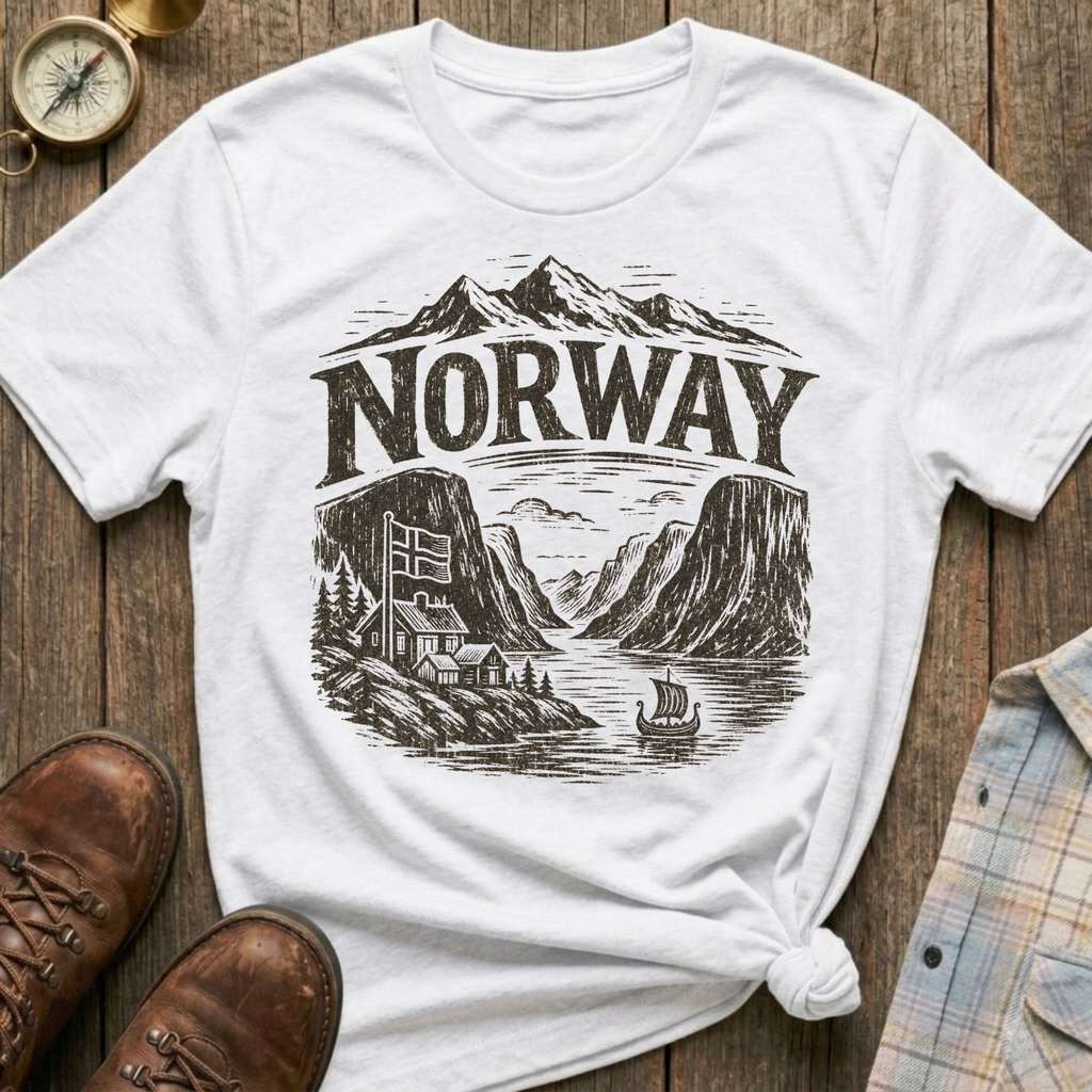 Norway Sketch T-Shirt