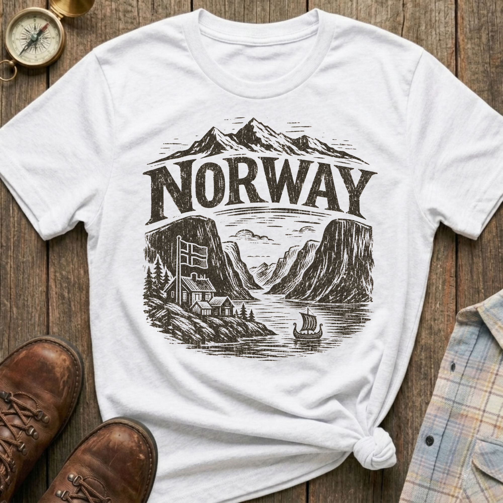 Norway Sketch T-Shirt